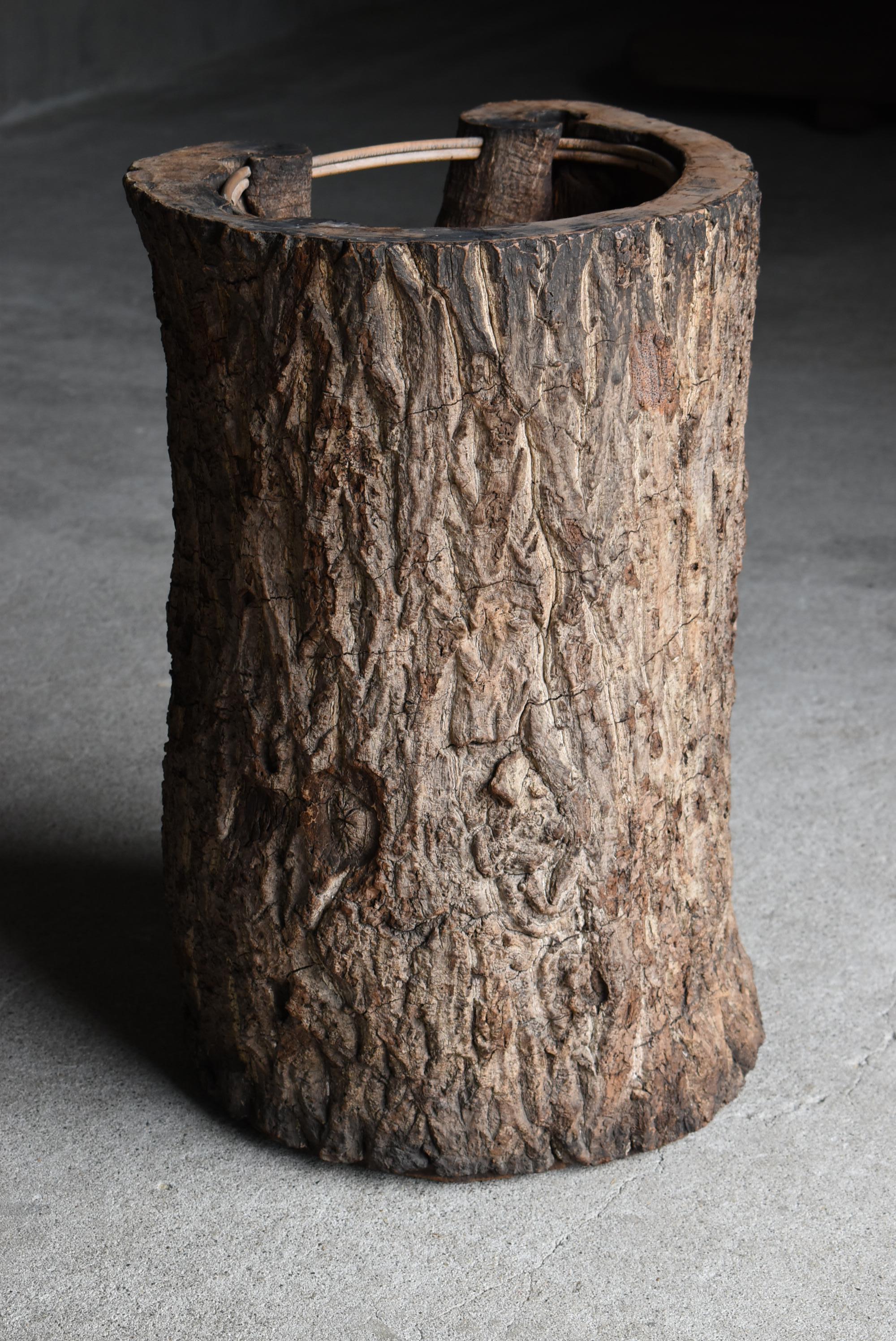 Japanese Antique Umbrella Stand 1860s1900s / Primitive Wabi Sabi