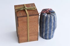 Japanese Antique Vase 1650-1850 "Iga Ware" / Flower Vase / Edo Period