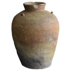 Japanese Antique Vase "Bizen Pottery", 13th-14th Century / Wabi-Sabi Vase