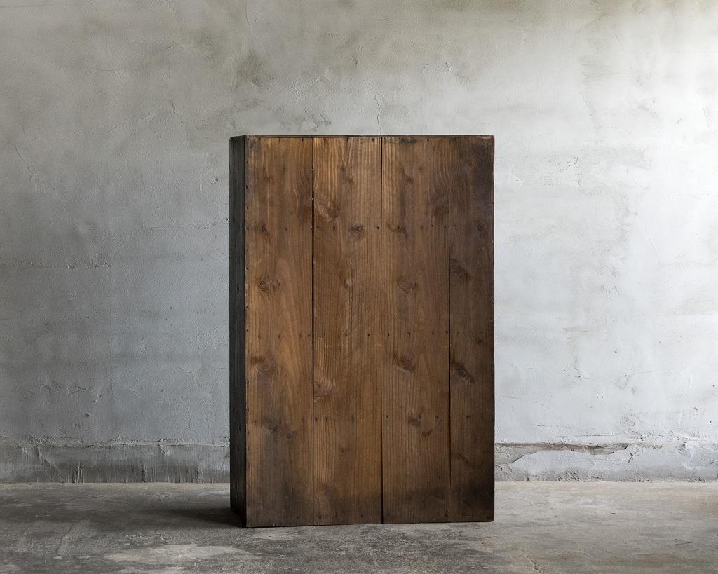 Japanese Antique Vertical Chest Of Drawers, Meiji Era'1868-1912', Wabi Sabi For Sale 4