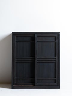Japanese Antique Wabi Sabi Black Tansu 1860s-1900s / Chests Cabinet