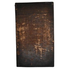 Tablero antiguo japonés wabi-sabi/objeto para colgar en la pared/como un cuadro abstracto