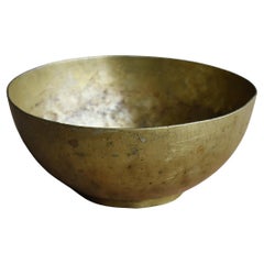 Japanische antike Wabi Sabi Messingschale 1900-1940er Jahre