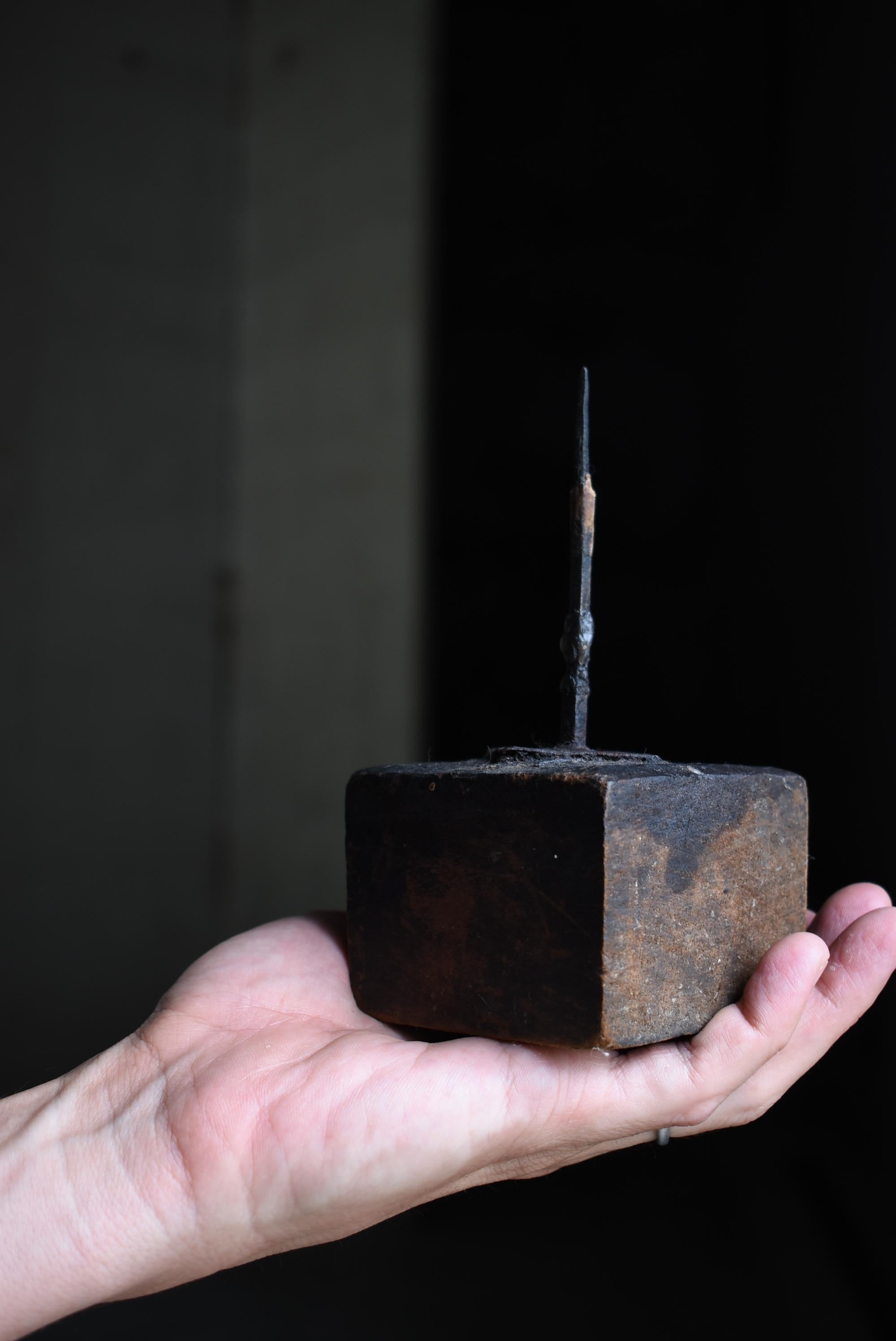 Candela antica giapponese Wabi Sabi 1860-1900 / Oggetto 7
