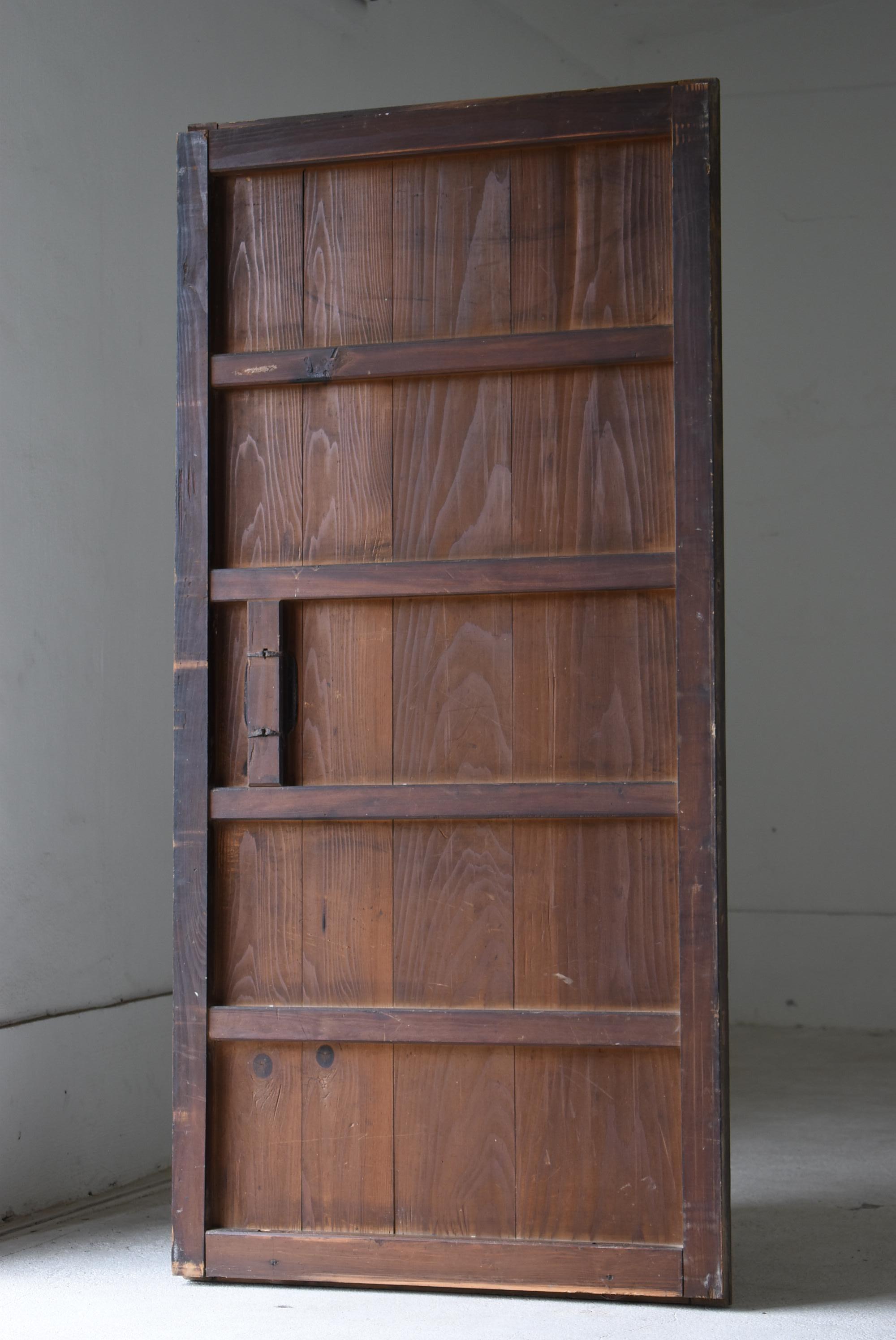 Japanese Antique Wabi Sabi Door 1860s-1900s / Architecture Object Mingei 1