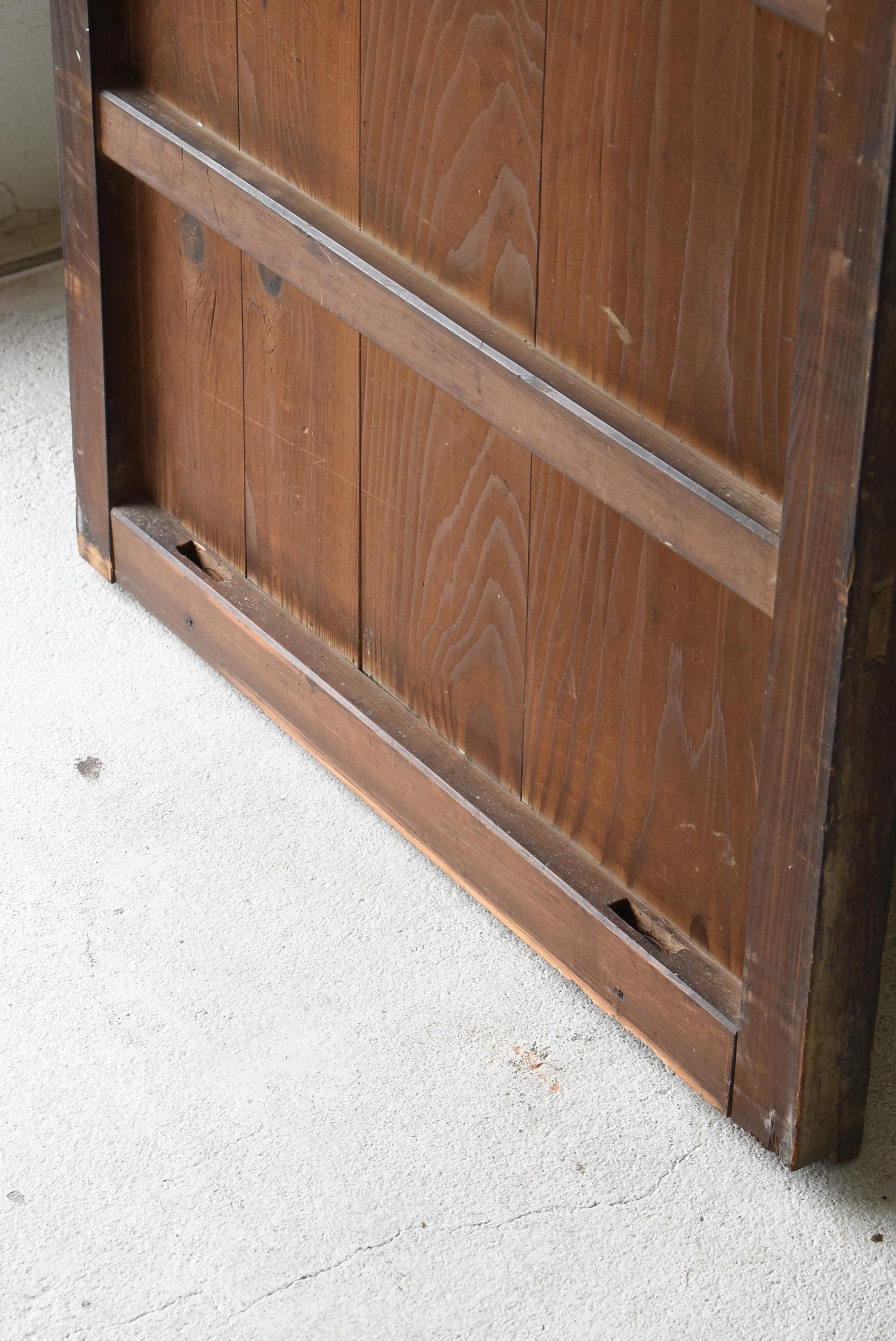 Japanese Antique Wabi Sabi Door 1860s-1900s / Architecture Object Mingei 3