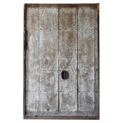 Japanische antike Wabi-Sabi Tür " Wanddekoration " 1860er-1900er