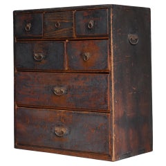 Japanese Antique Wabi Sabi Drawer 1860s-1920s / Tansu