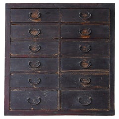 Japanese Antique Wabi Sabi Drawer 1860s-1920s / Tansu Sideboard