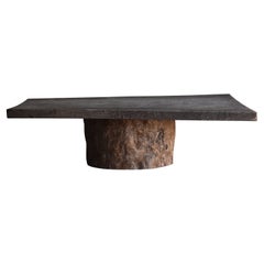 Japanese Antique Wabi Sabi Exhibition Table 1860s-1900s / Coffee Table Mingei