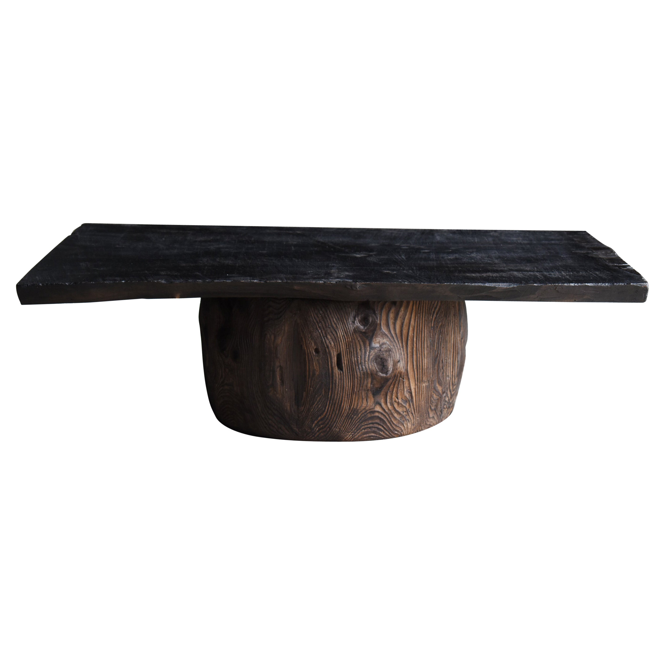 Japanese Antique Wabi Sabi Exhibition Table 1860s-1900s / Side Table  Low Table