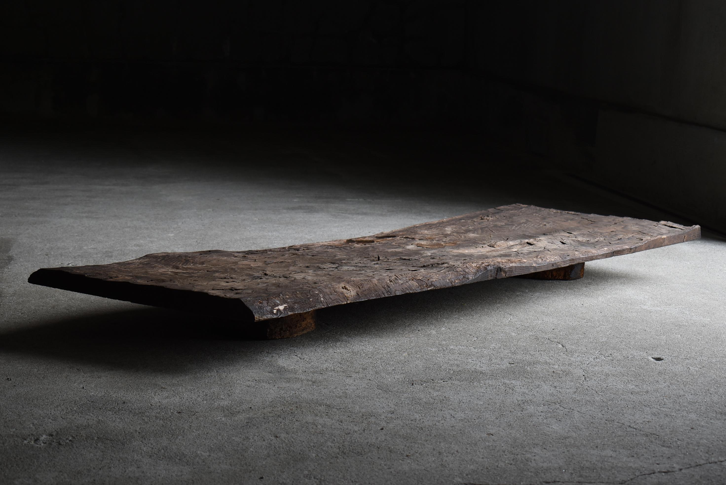 Japanese Antique Wabi Sabi Low Table 1860s-1920s / Sofa Table In Good Condition In Sammu-shi, Chiba