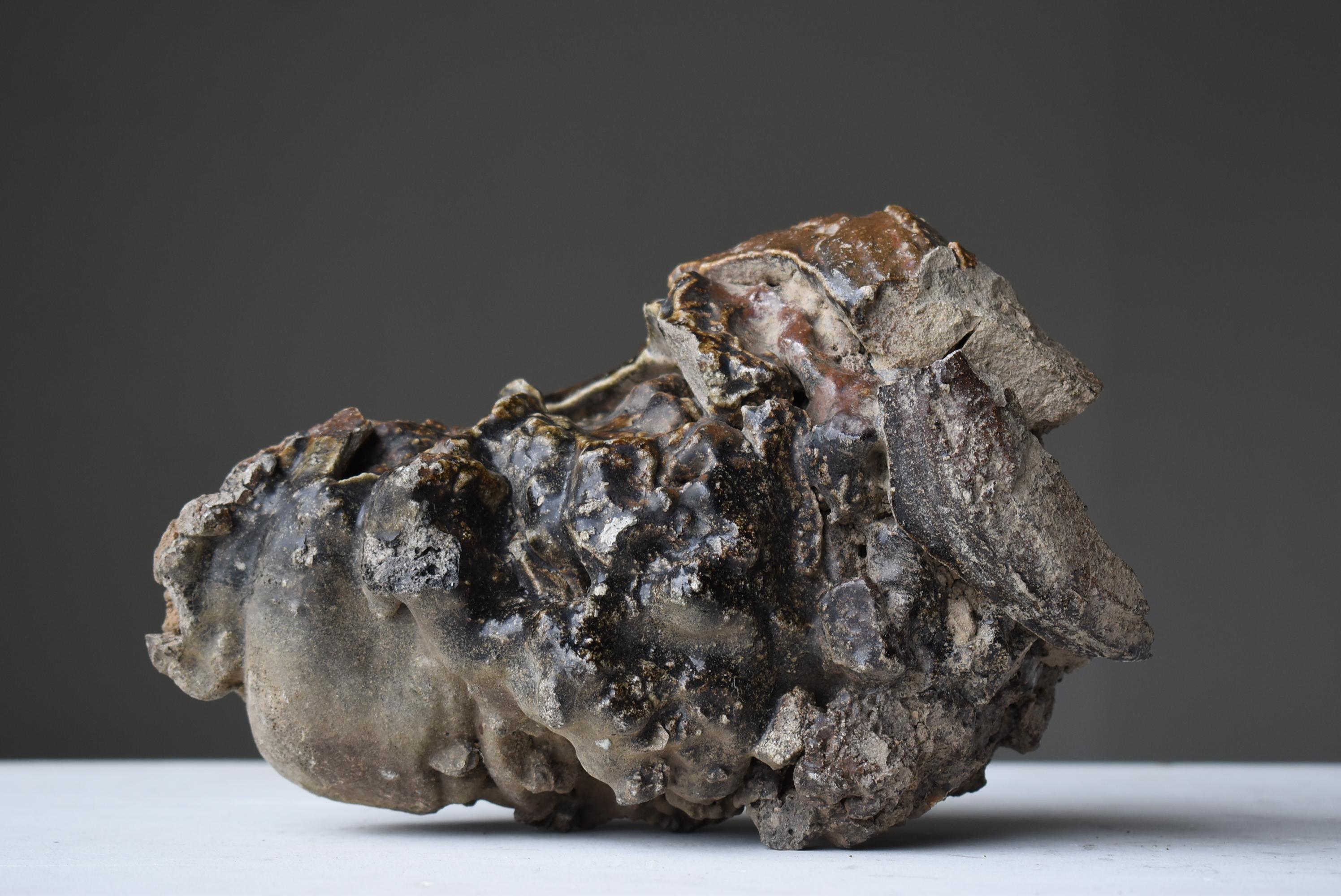 Japanese Antique Wabi Sabi Object 'Unity of Pottery Fragment' 1700s-1800s In Good Condition In Sammu-shi, Chiba