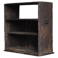 Étagère japonaise ancienne Wabi-Sabi 1860s-1920s / Tansu Zen