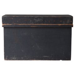 Japanese Antique Wabi Sabi Storage Box 1860s-1900s / Tansu Sofa Table Mingei
