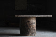 Japanese Antique Wabi Sabi Table 1860s-1900s / Primitive Mingei Coffee Table