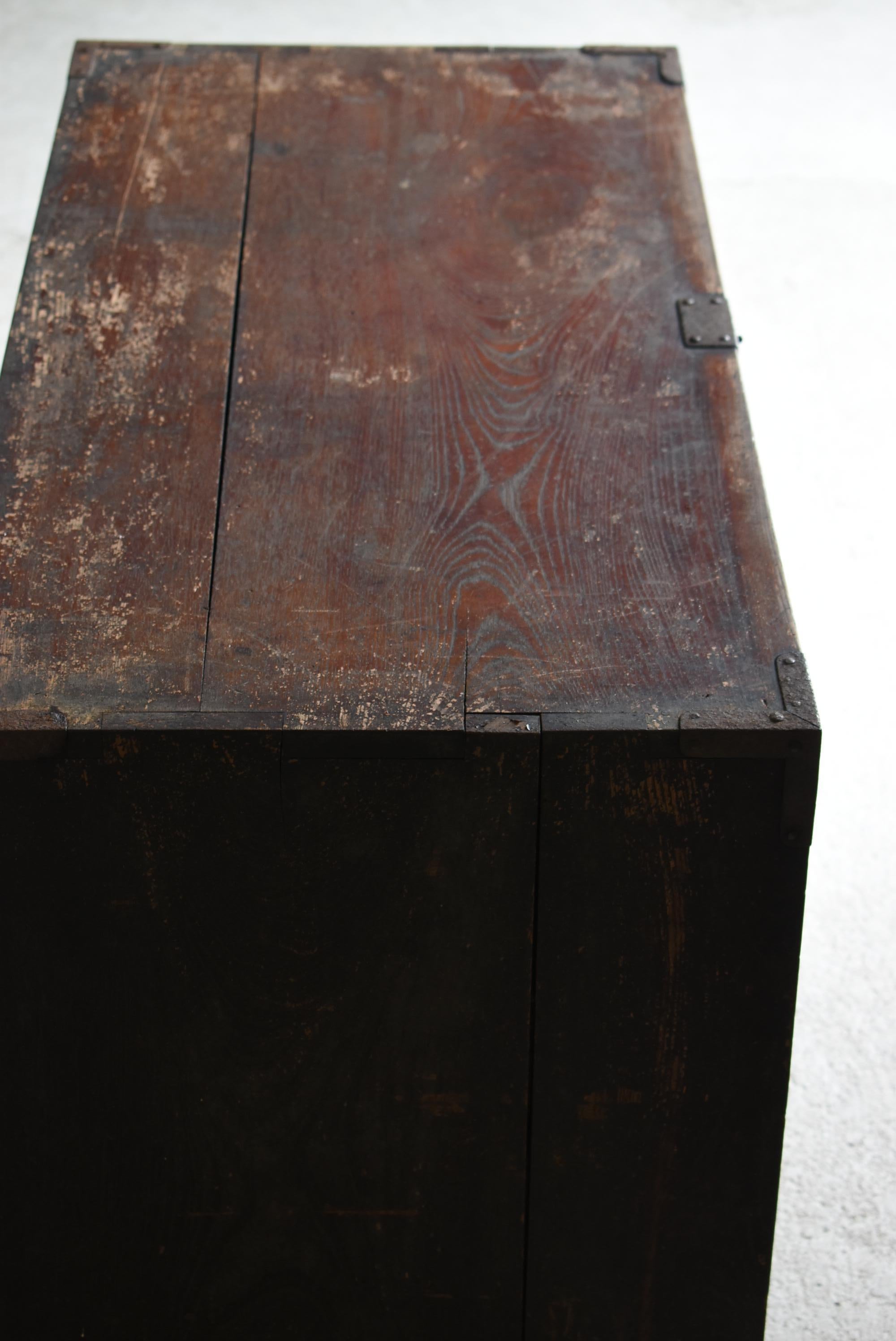 Japanische Antike Wabi-Sabi Tansu 1860-1900er Jahre / Schublade 10