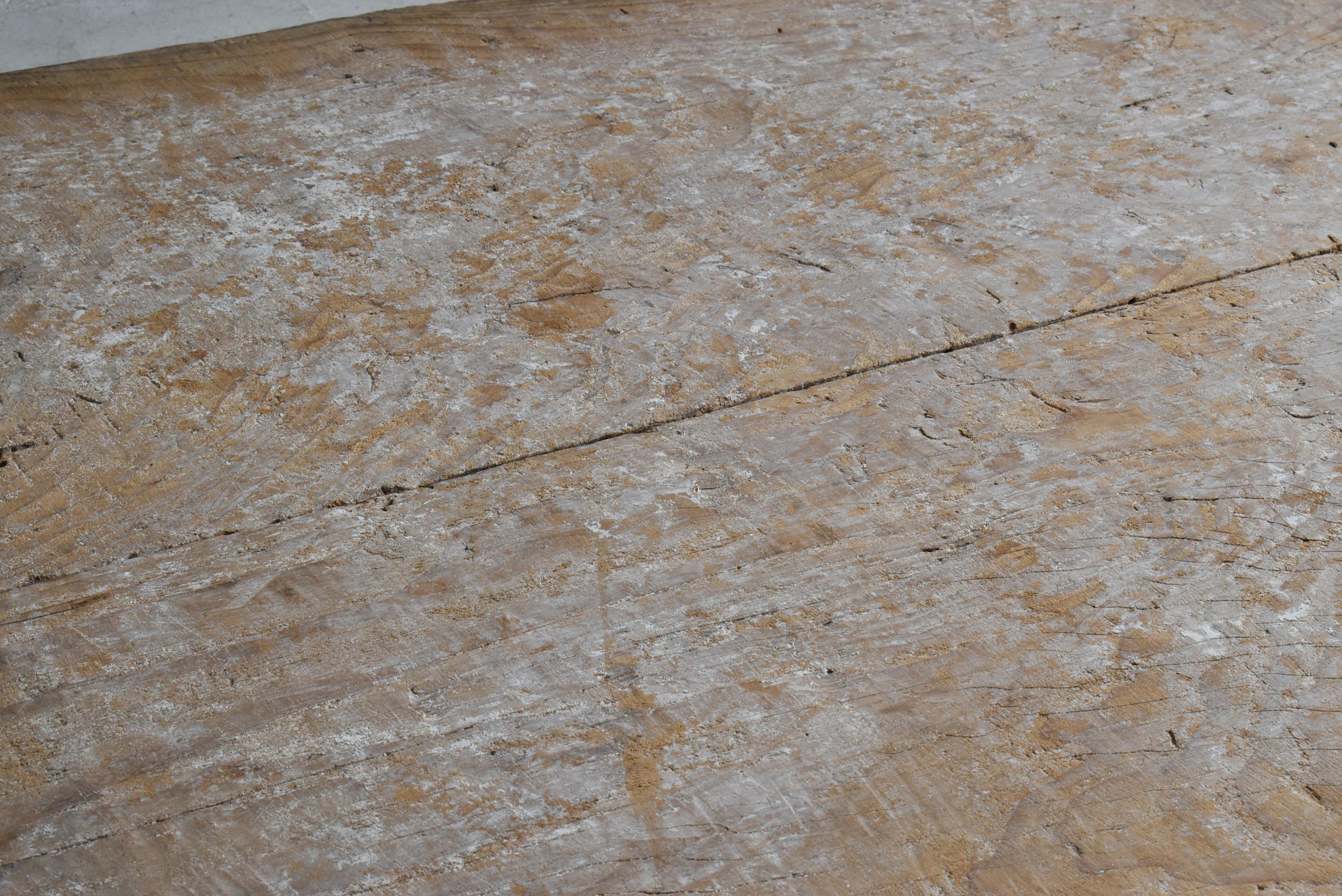 Tavola in legno giapponese Wabi-Sabi antica 1860-1900 / Decorazione da parete in vendita 2
