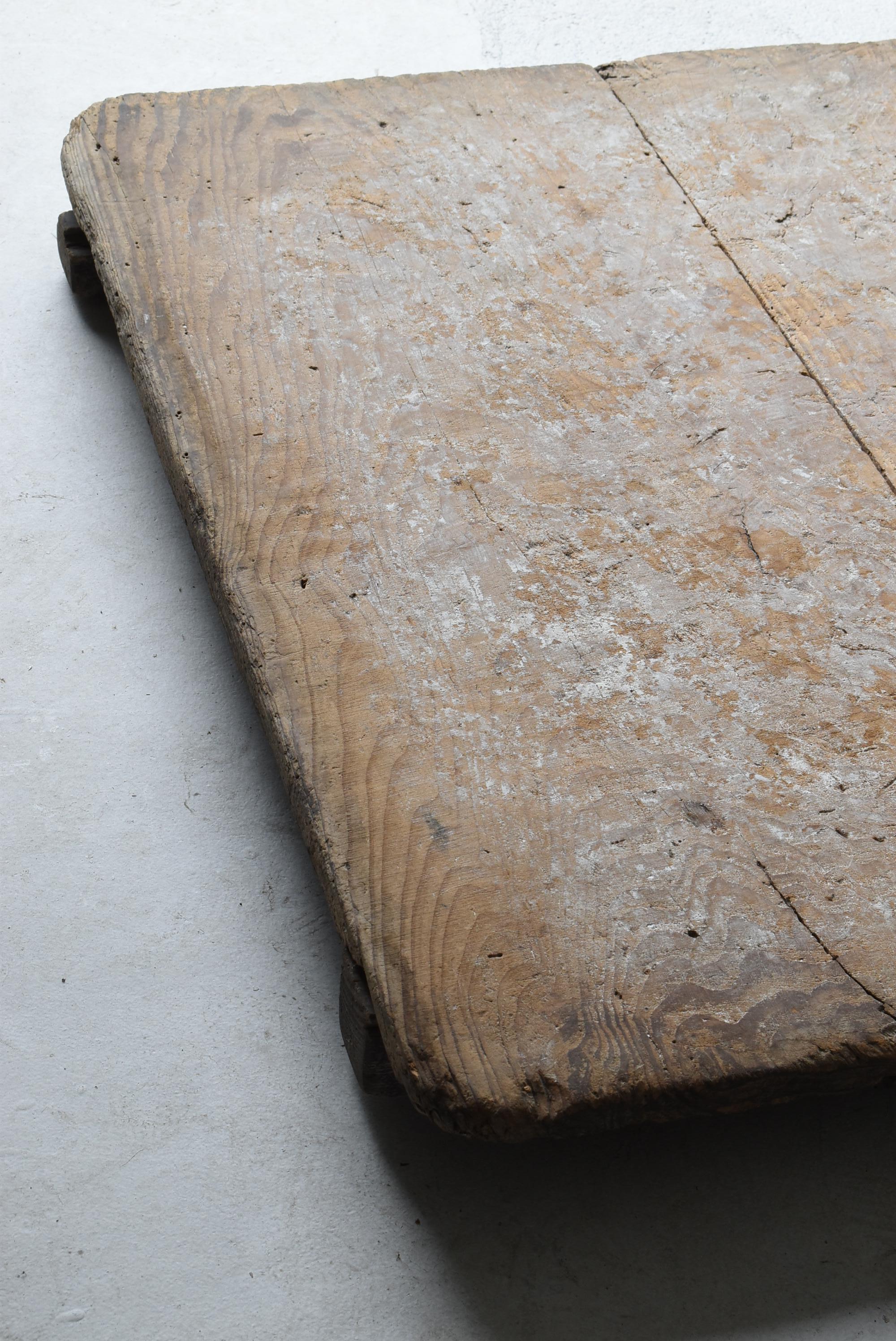 Tavola in legno giapponese Wabi-Sabi antica 1860-1900 / Decorazione da parete in vendita 4