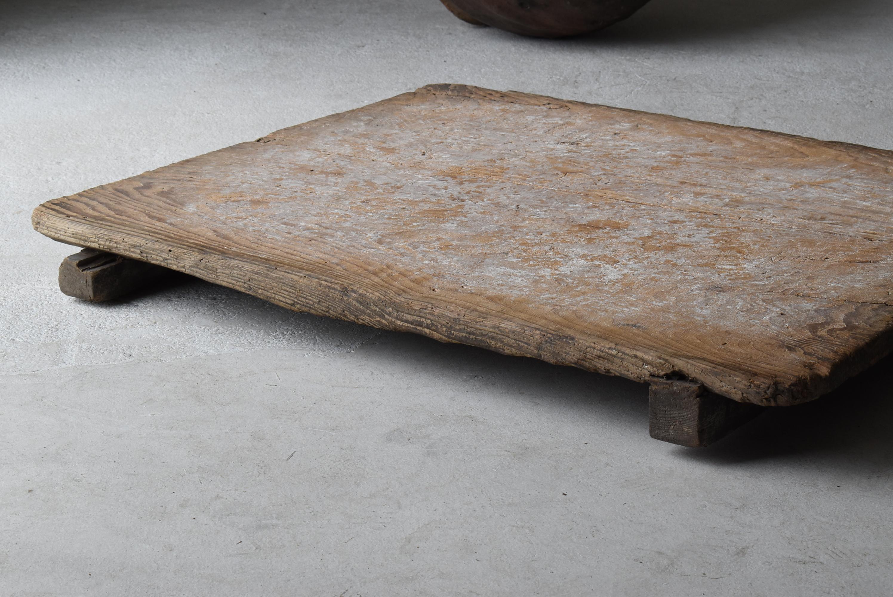 Tavola in legno giapponese Wabi-Sabi antica 1860-1900 / Decorazione da parete in vendita 5
