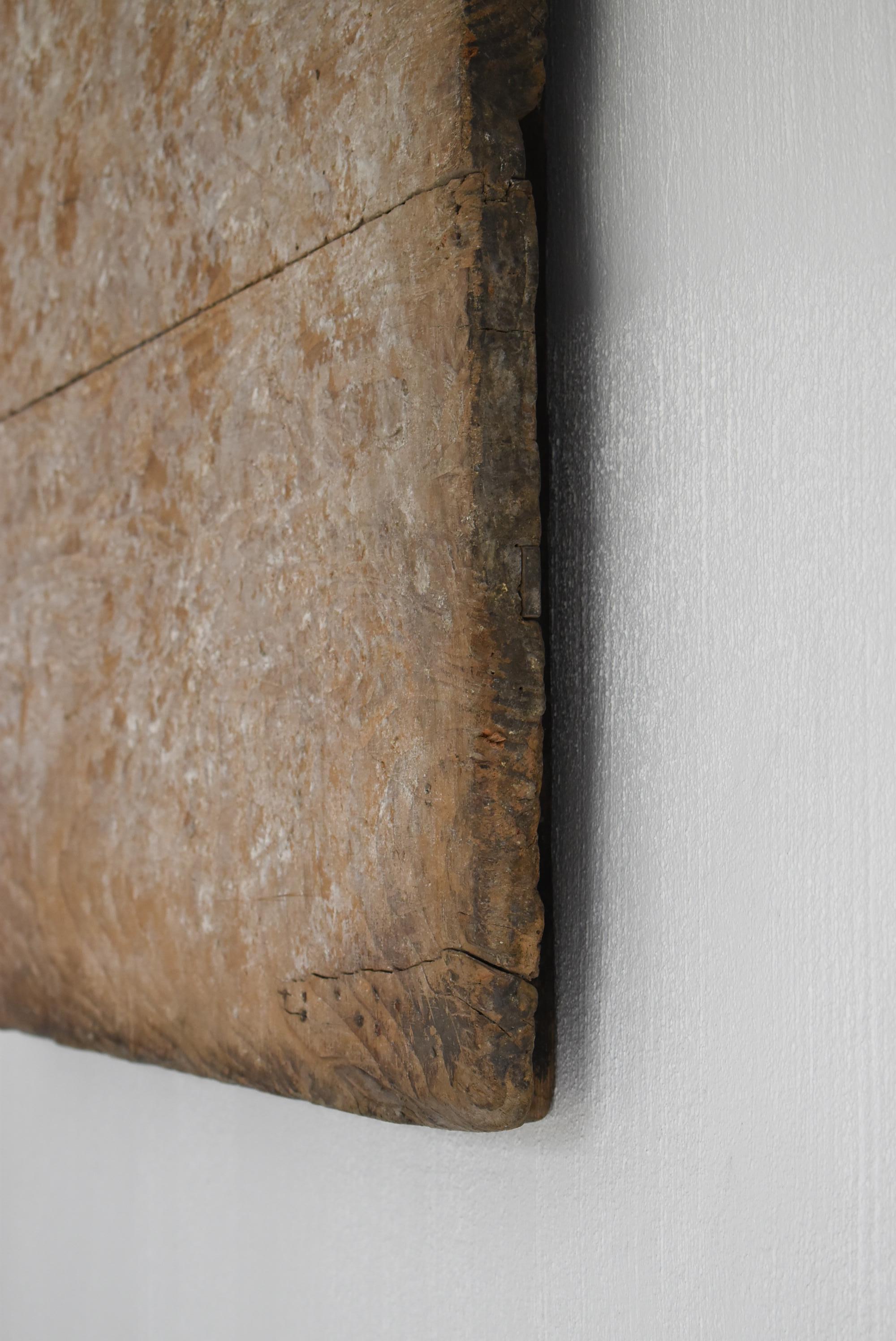 XX secolo Tavola in legno giapponese Wabi-Sabi antica 1860-1900 / Decorazione da parete in vendita