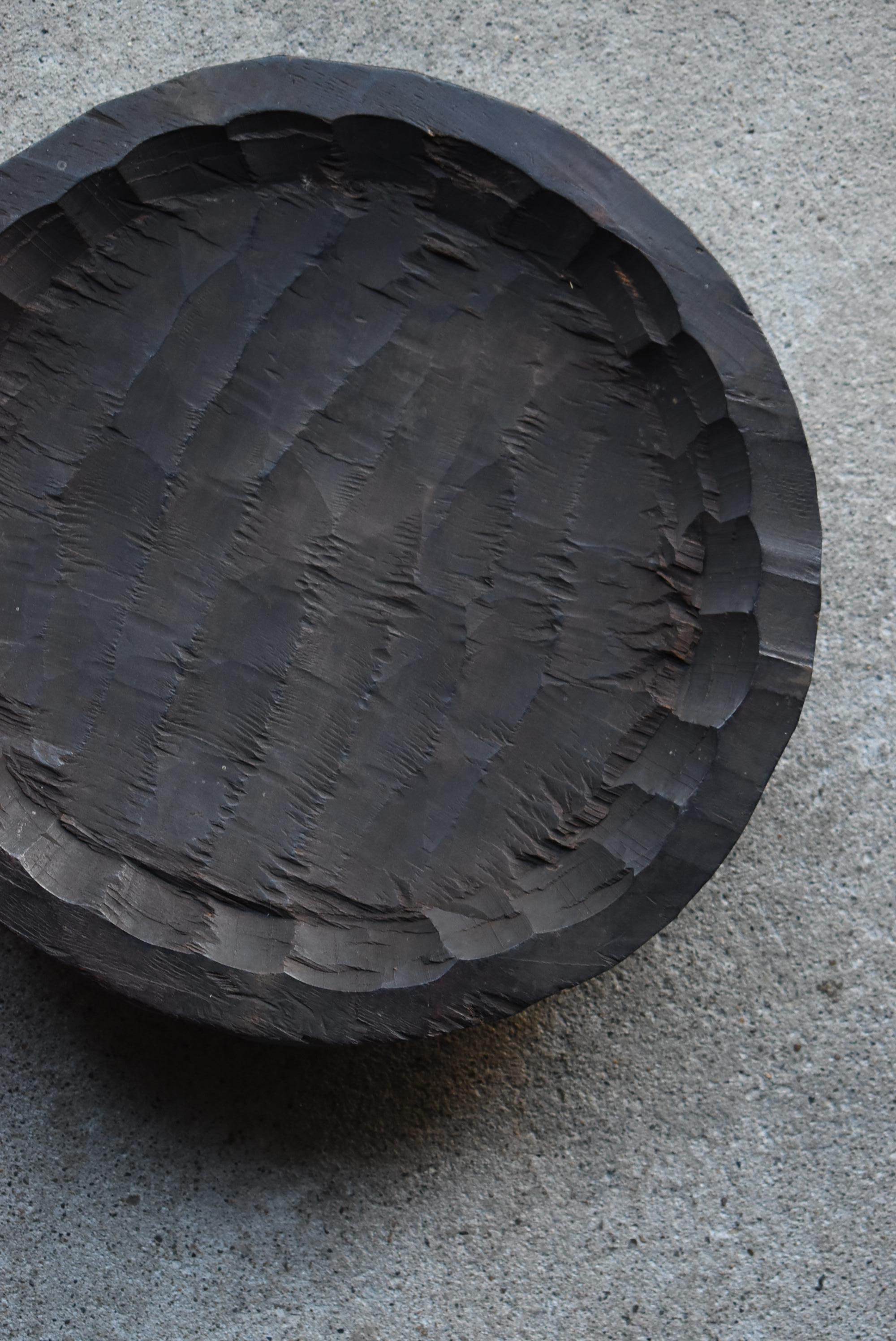 Japanese Antique Wabi Sabi Wood Tray 1860s-1900s / Wood Bowl Wood Plate Mingei 10