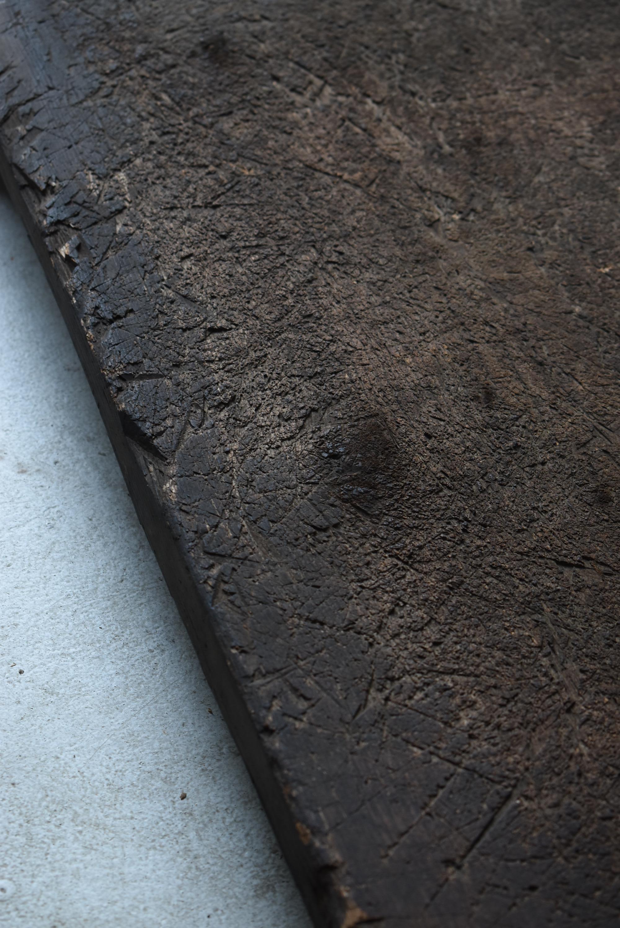 Tablero de Madera Japonés Antiguo Wabi-Sabi 1860s-1900s / Arte Abstracto 3