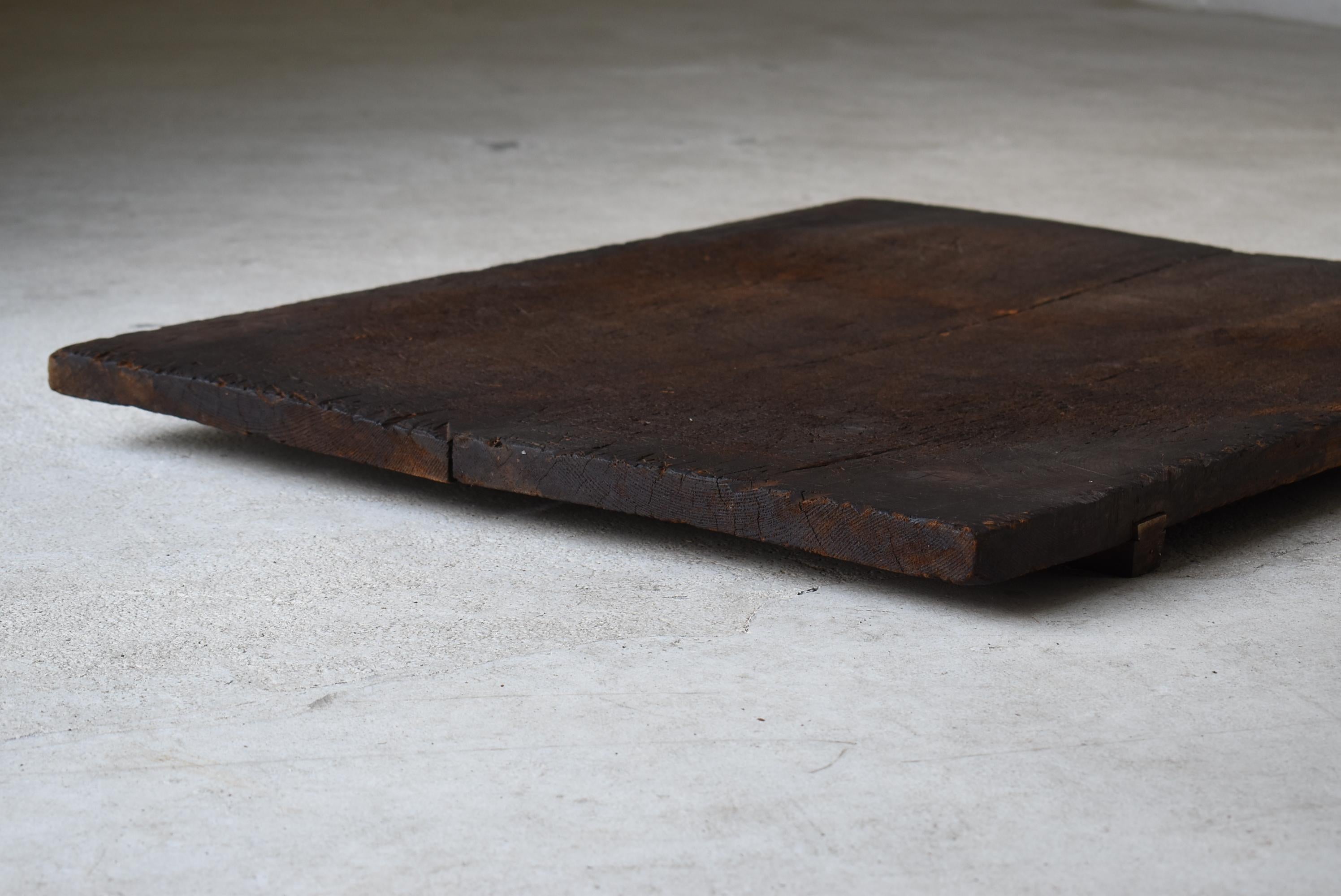 Tablero de Madera Japonés Antiguo Wabi-Sabi 1860s-1900s / Arte Abstracto 4
