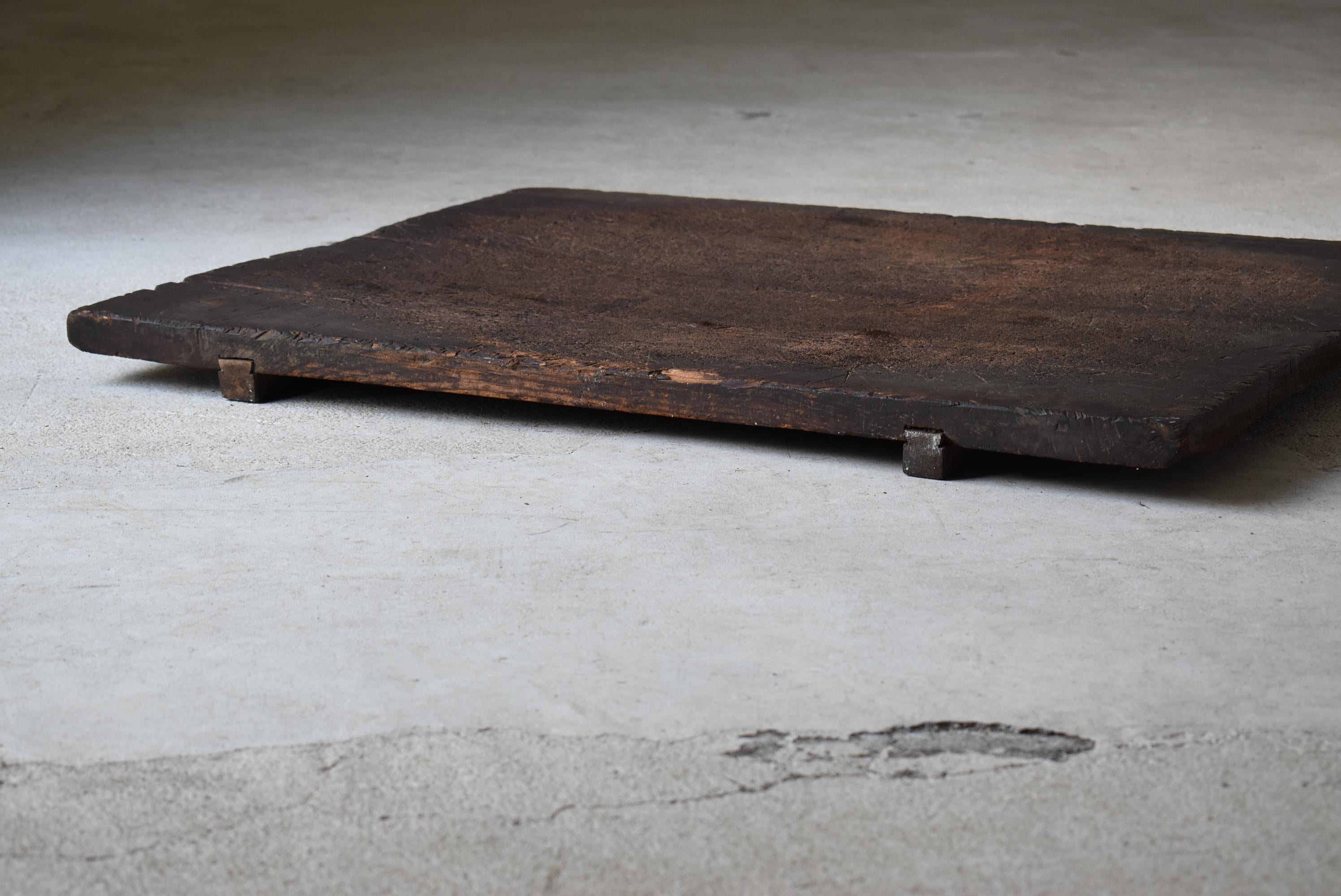 Tablero de Madera Japonés Antiguo Wabi-Sabi 1860s-1900s / Arte Abstracto 5