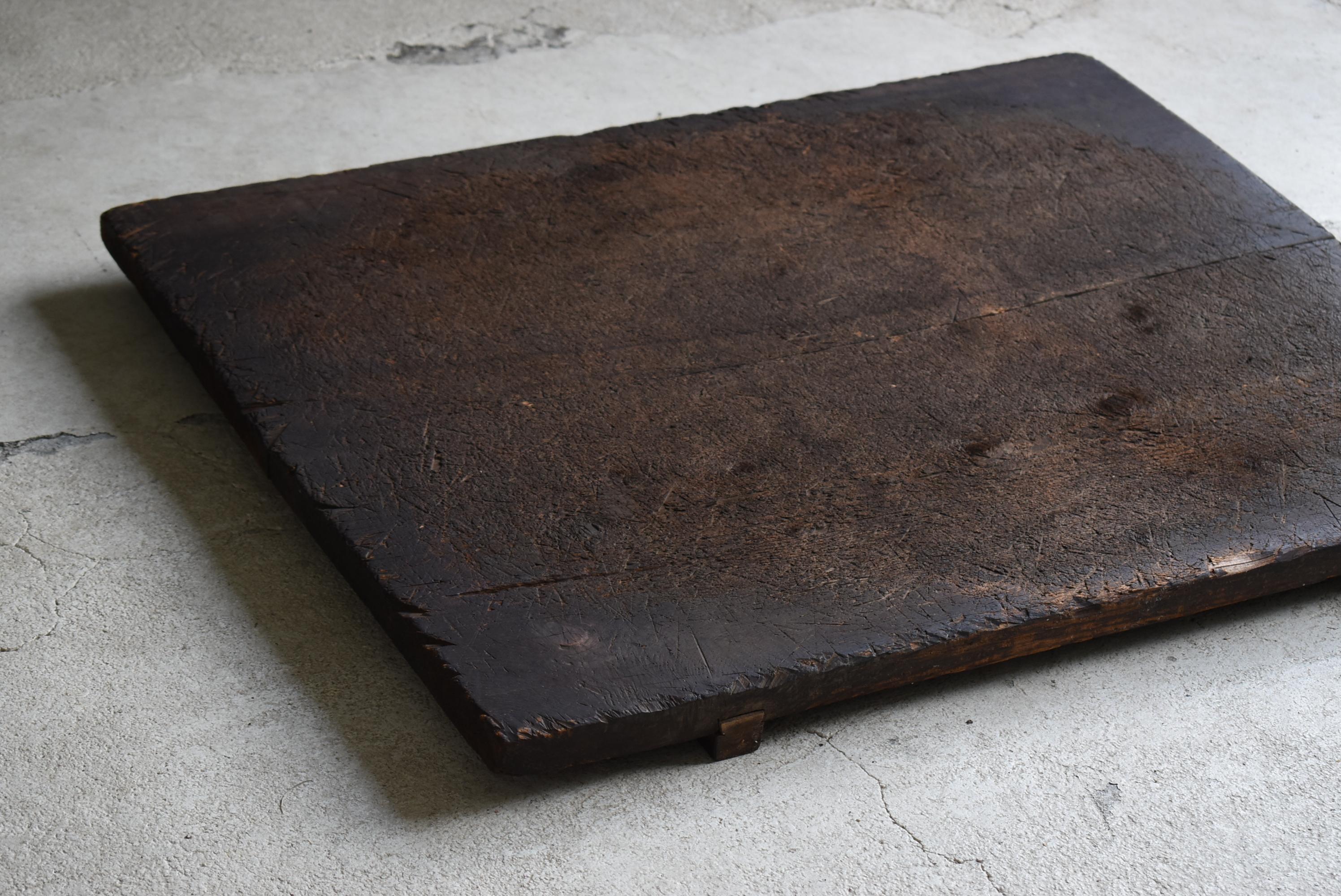 Tablero de Madera Japonés Antiguo Wabi-Sabi 1860s-1900s / Arte Abstracto siglo XX