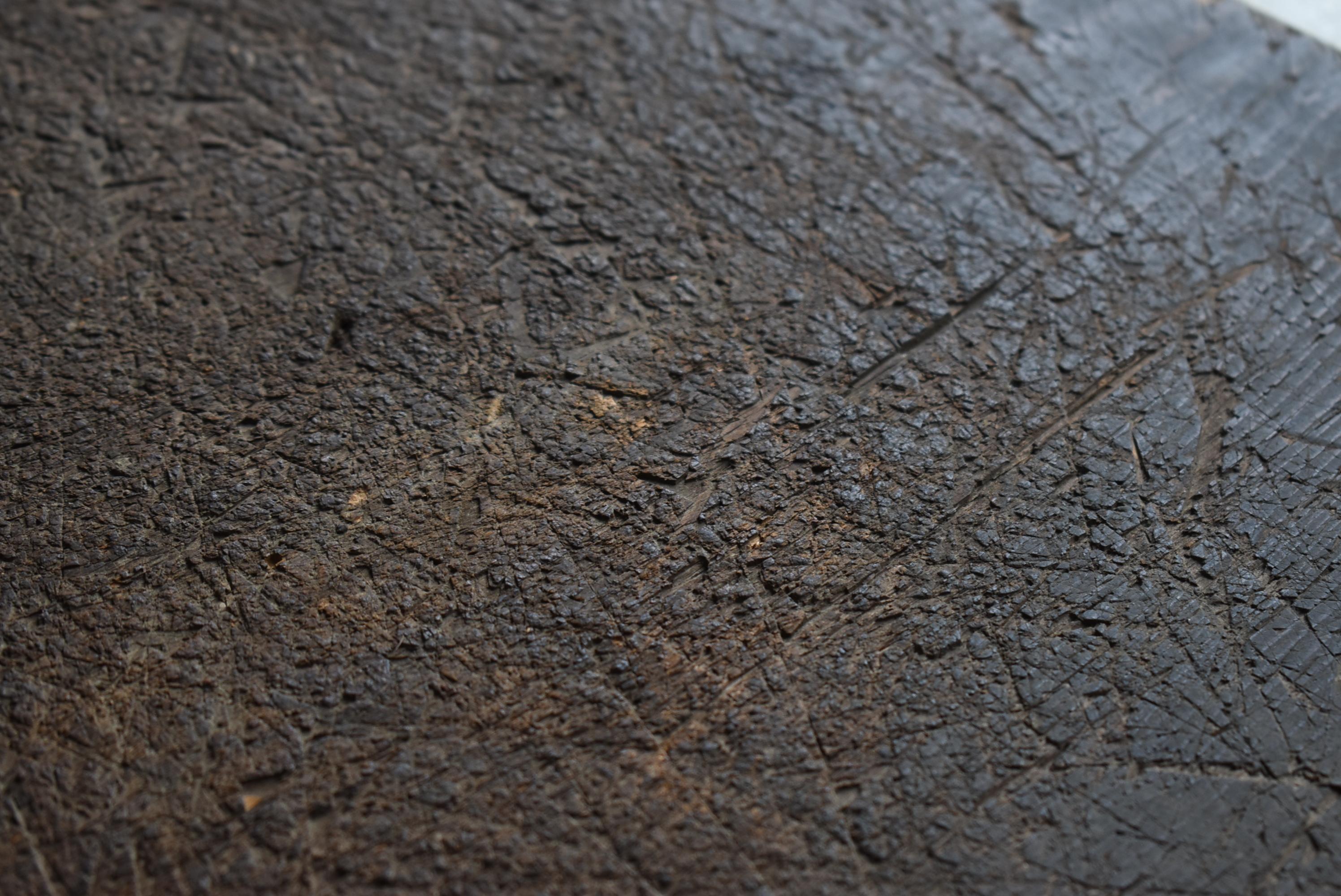 Tablero de Madera Japonés Antiguo Wabi-Sabi 1860s-1900s / Arte Abstracto 1