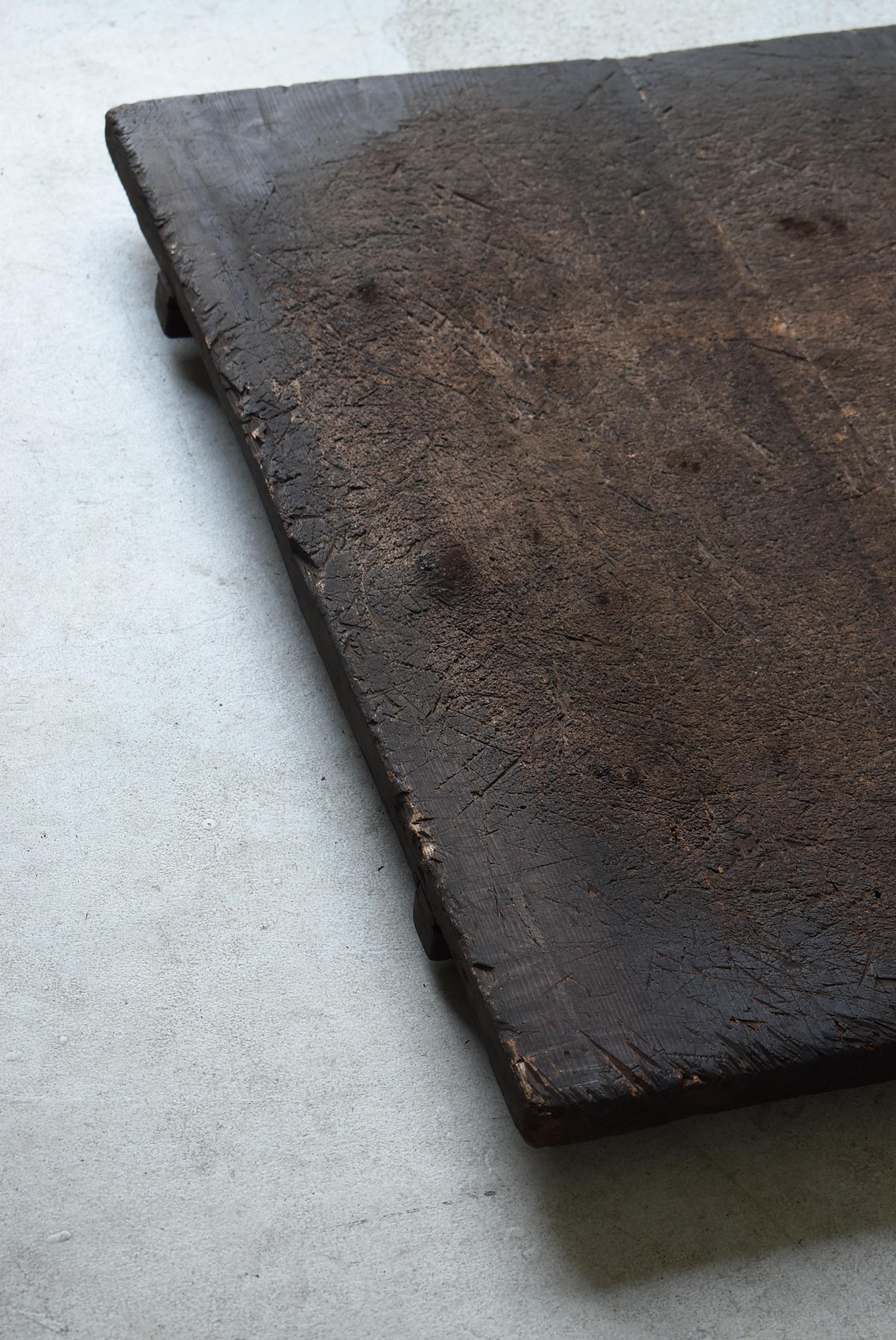 Tablero de Madera Japonés Antiguo Wabi-Sabi 1860s-1900s / Arte Abstracto 2