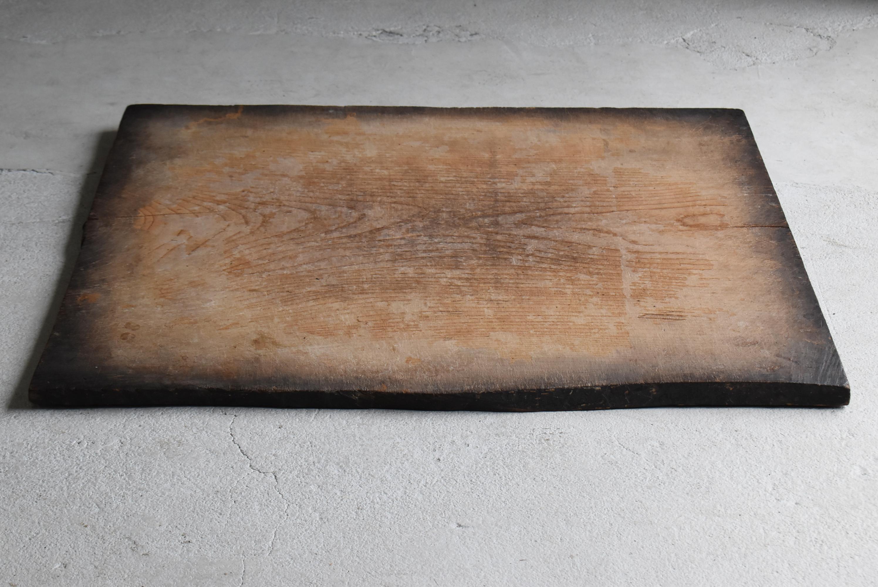 Woodwork Japanese Antique Wabi-Sabi Wooden board 