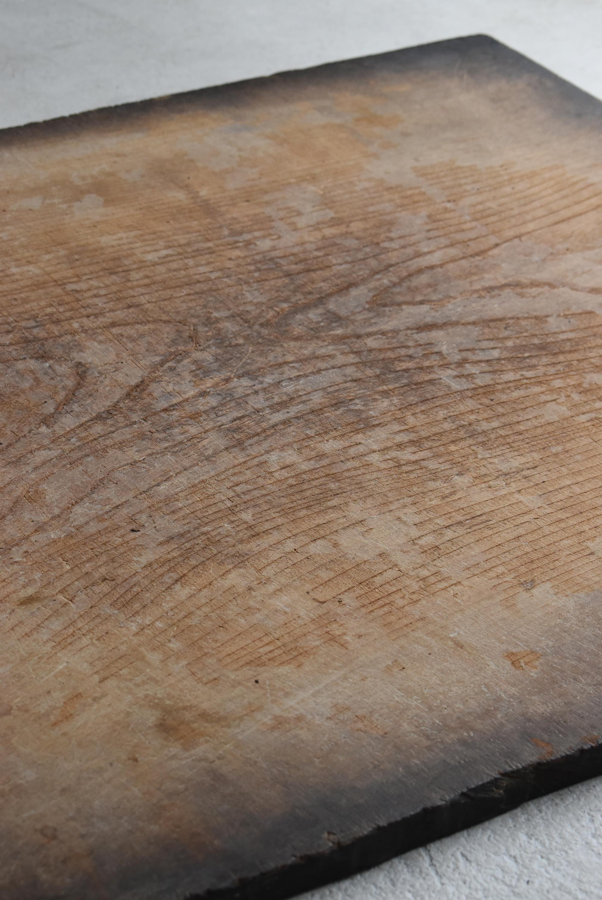 20th Century Japanese Antique Wabi-Sabi Wooden board 