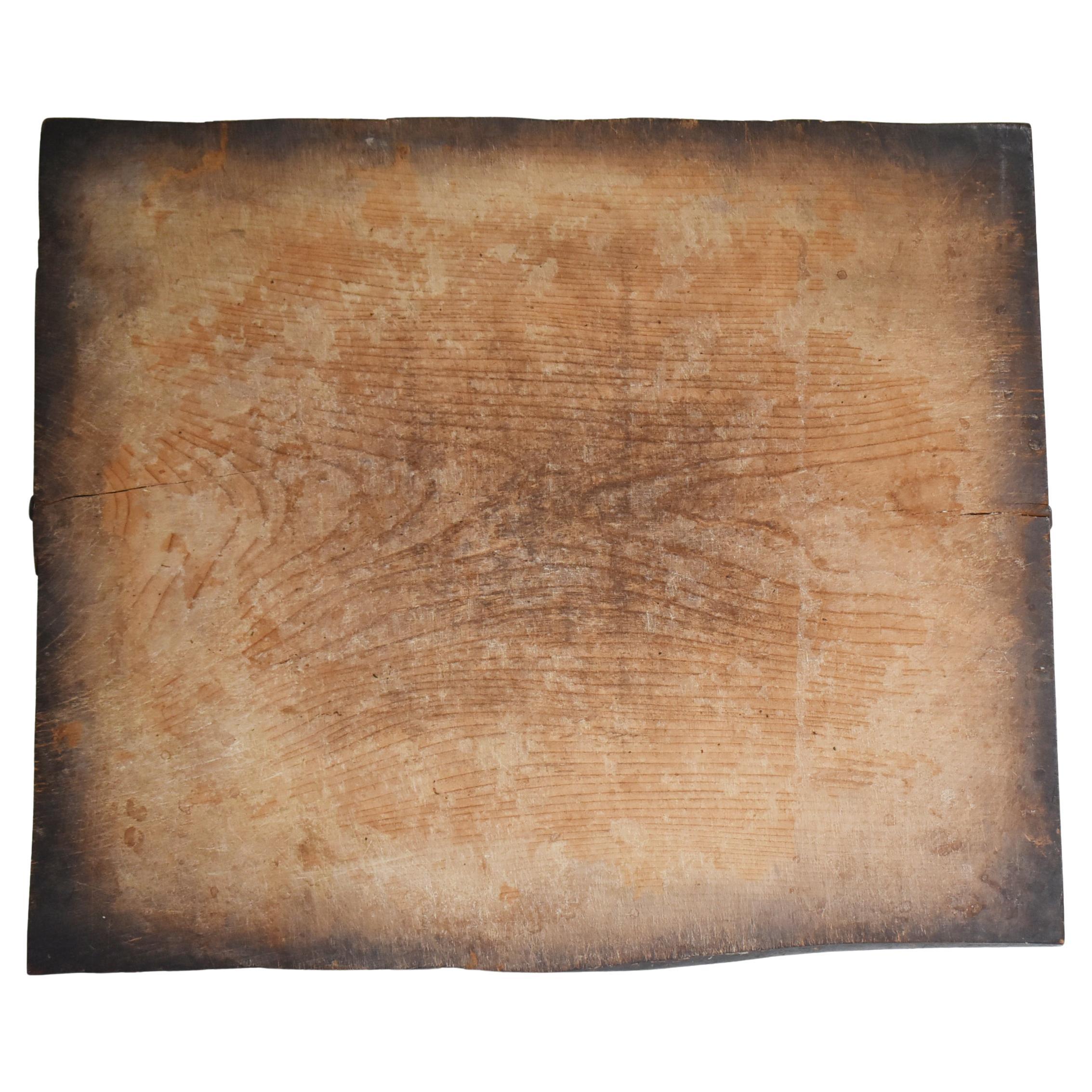 Japanese Antique Wabi-Sabi Wooden board "Wall Decoration" 1860s-1900s For Sale