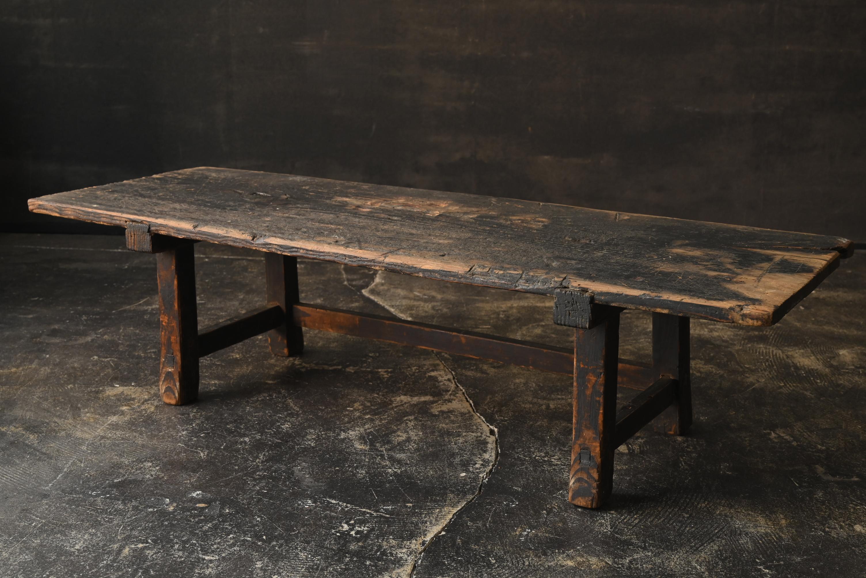 Japanischer antiker Wabi-Sabi Holztisch / 1800er / Beistelltisch 5