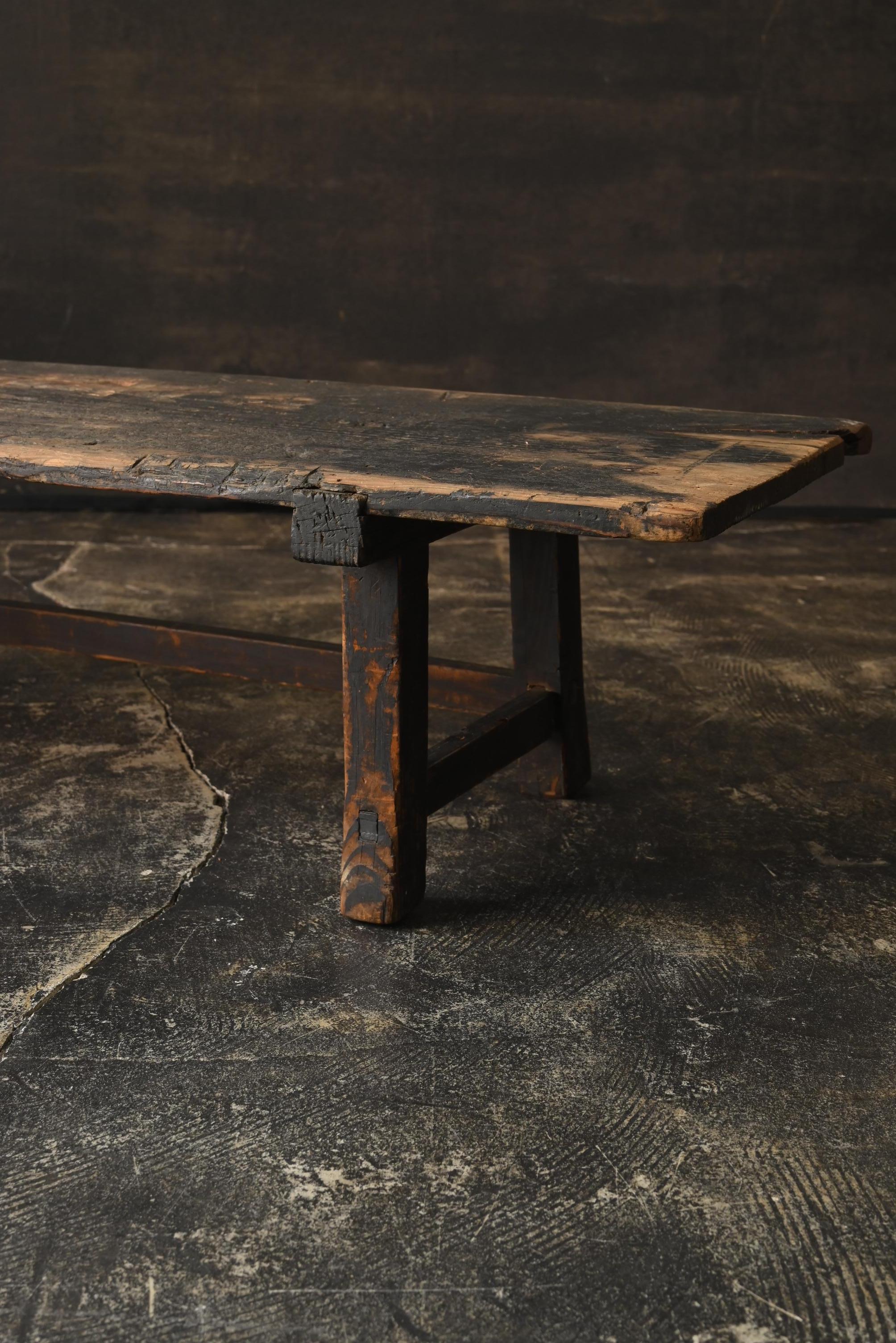 Japanischer antiker Wabi-Sabi Holztisch / 1800er / Beistelltisch 6