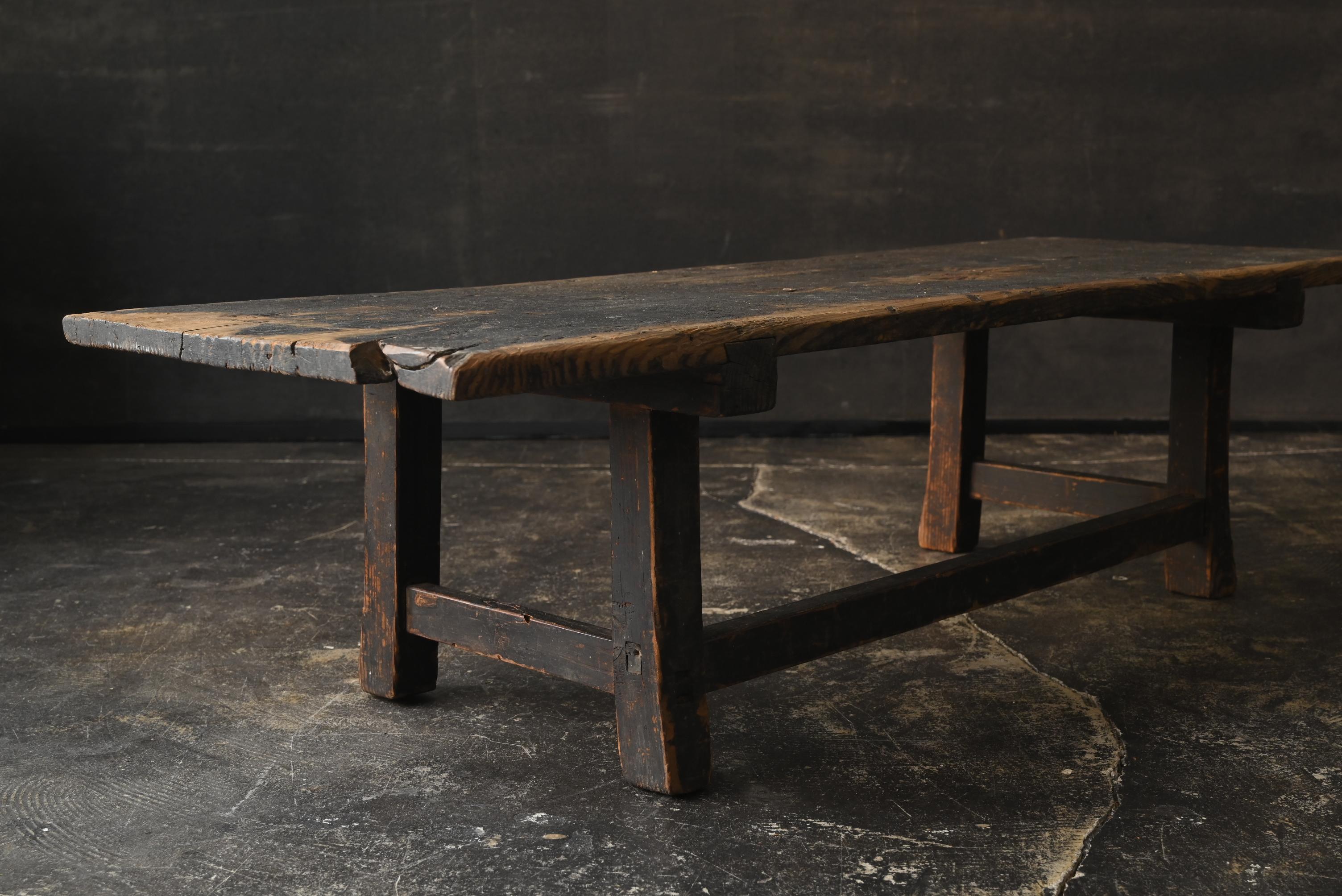 Japanischer antiker Wabi-Sabi Holztisch / 1800er / Beistelltisch 8