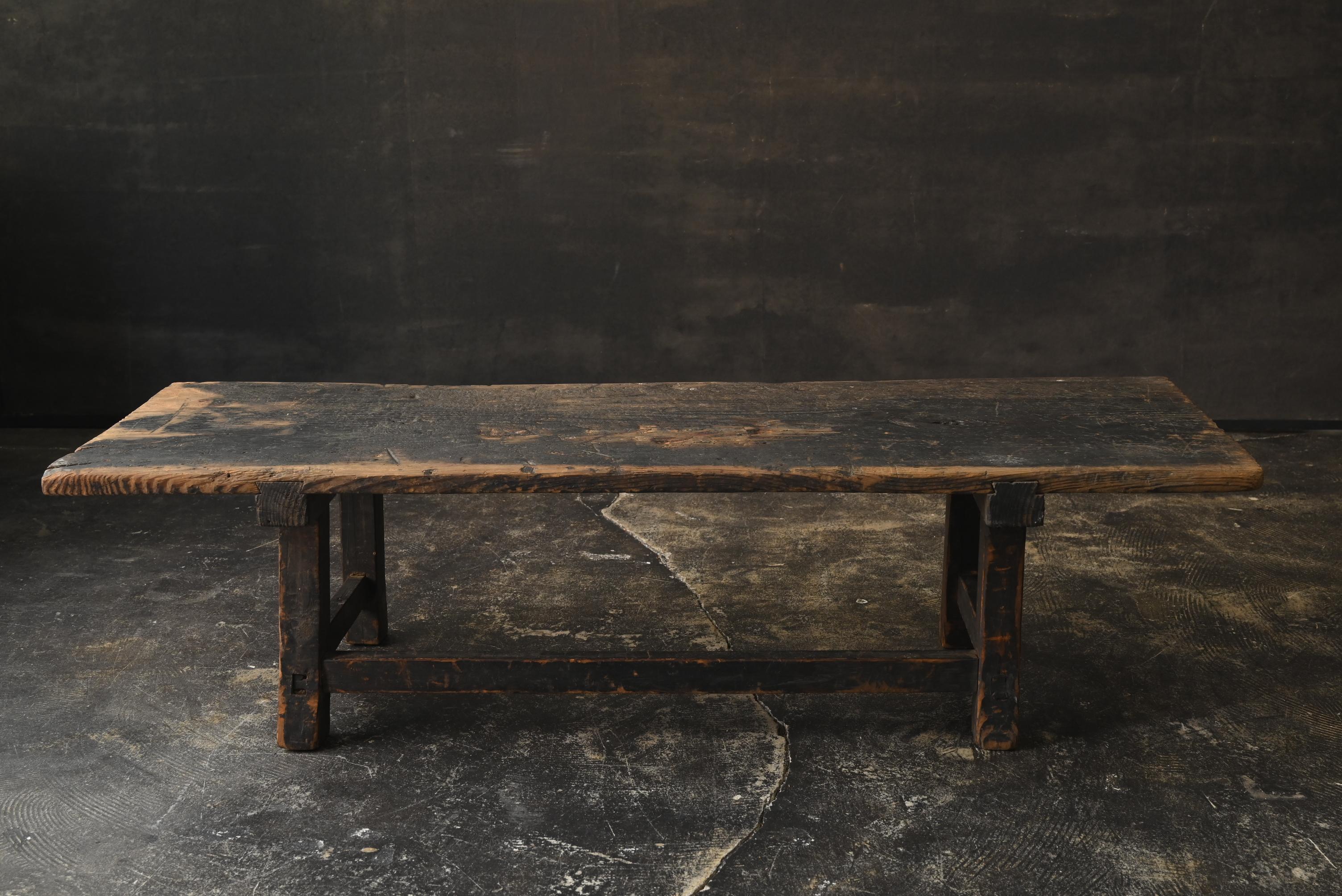 Japanischer antiker Wabi-Sabi Holztisch / 1800er / Beistelltisch 10