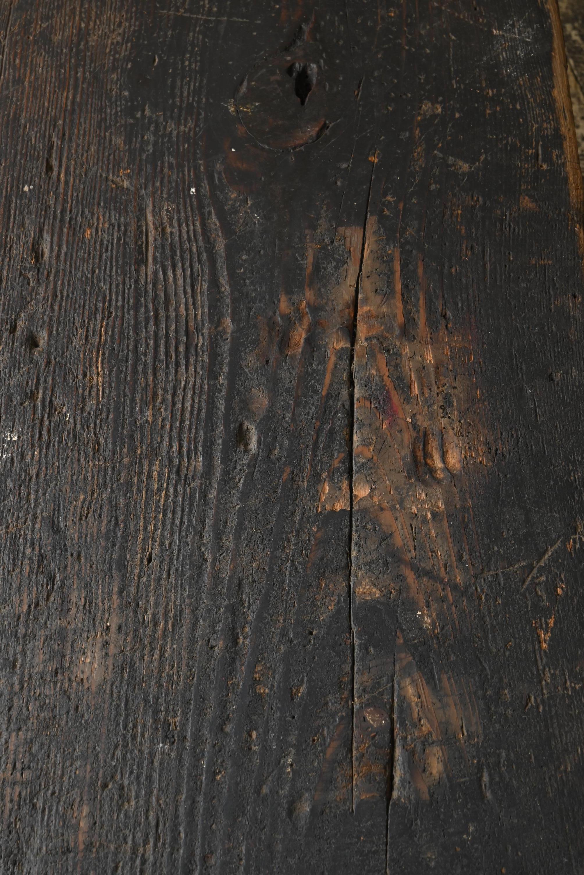 Japanischer antiker Wabi-Sabi Holztisch / 1800er / Beistelltisch 2