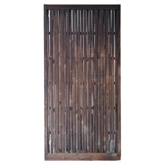 Japanese Antique Wabisabi Sliding Door 1860s-1900s / Object Mingei Art Panel