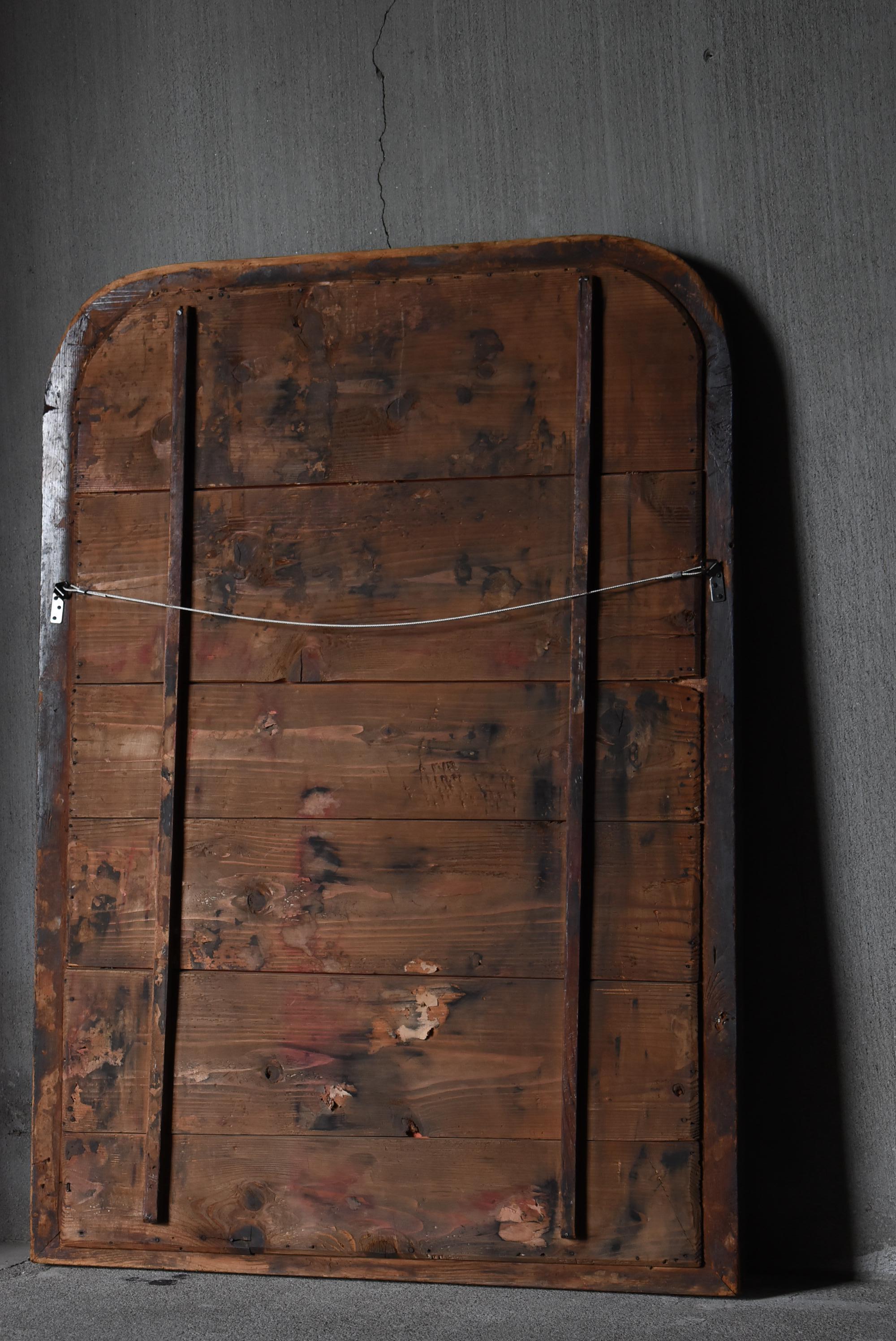 Japanese Antique Wall Mirror 1860s-1920s / Wabi Sabi 5