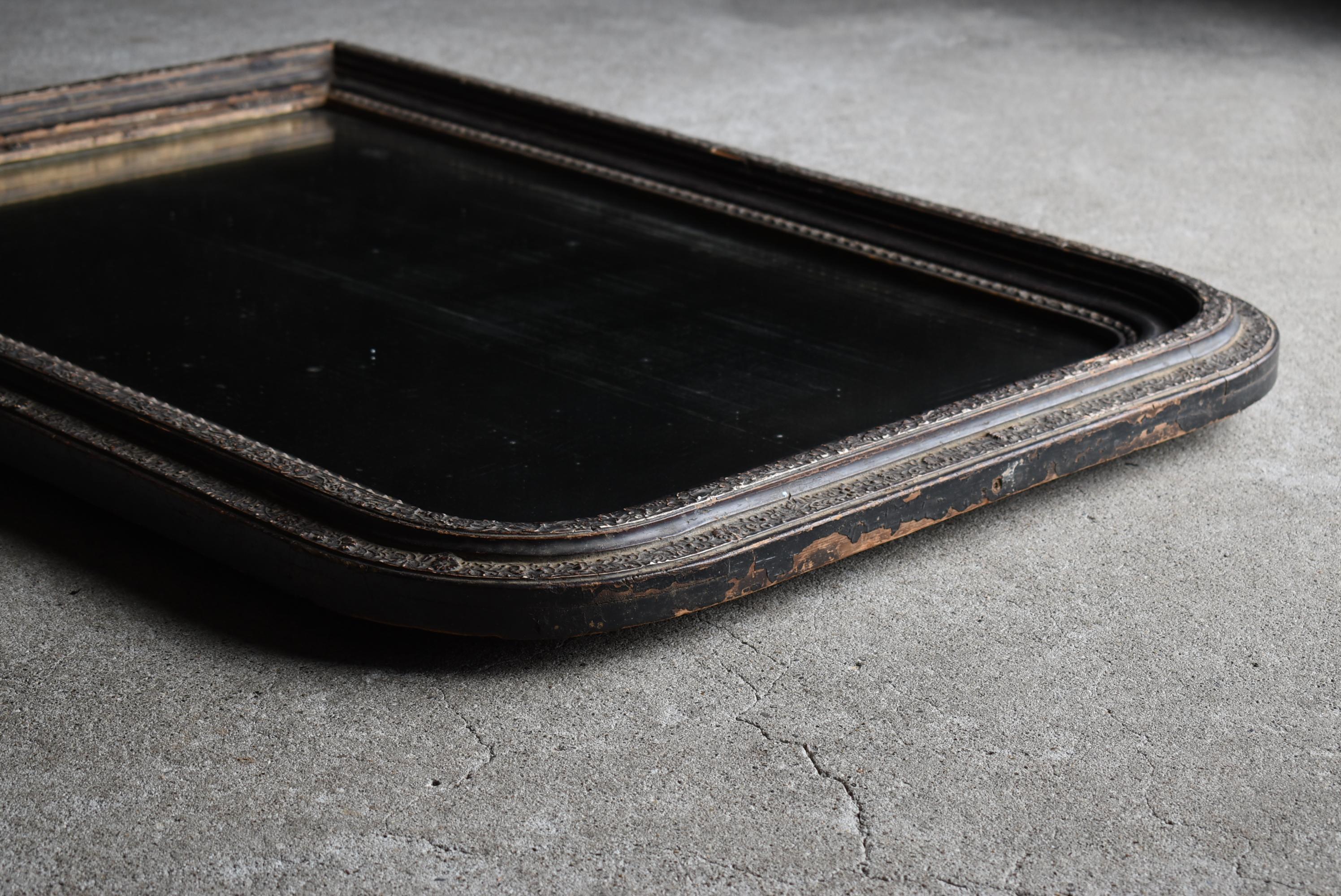Japanese Antique Wall Mirror 1860s-1920s / Wabi Sabi 12