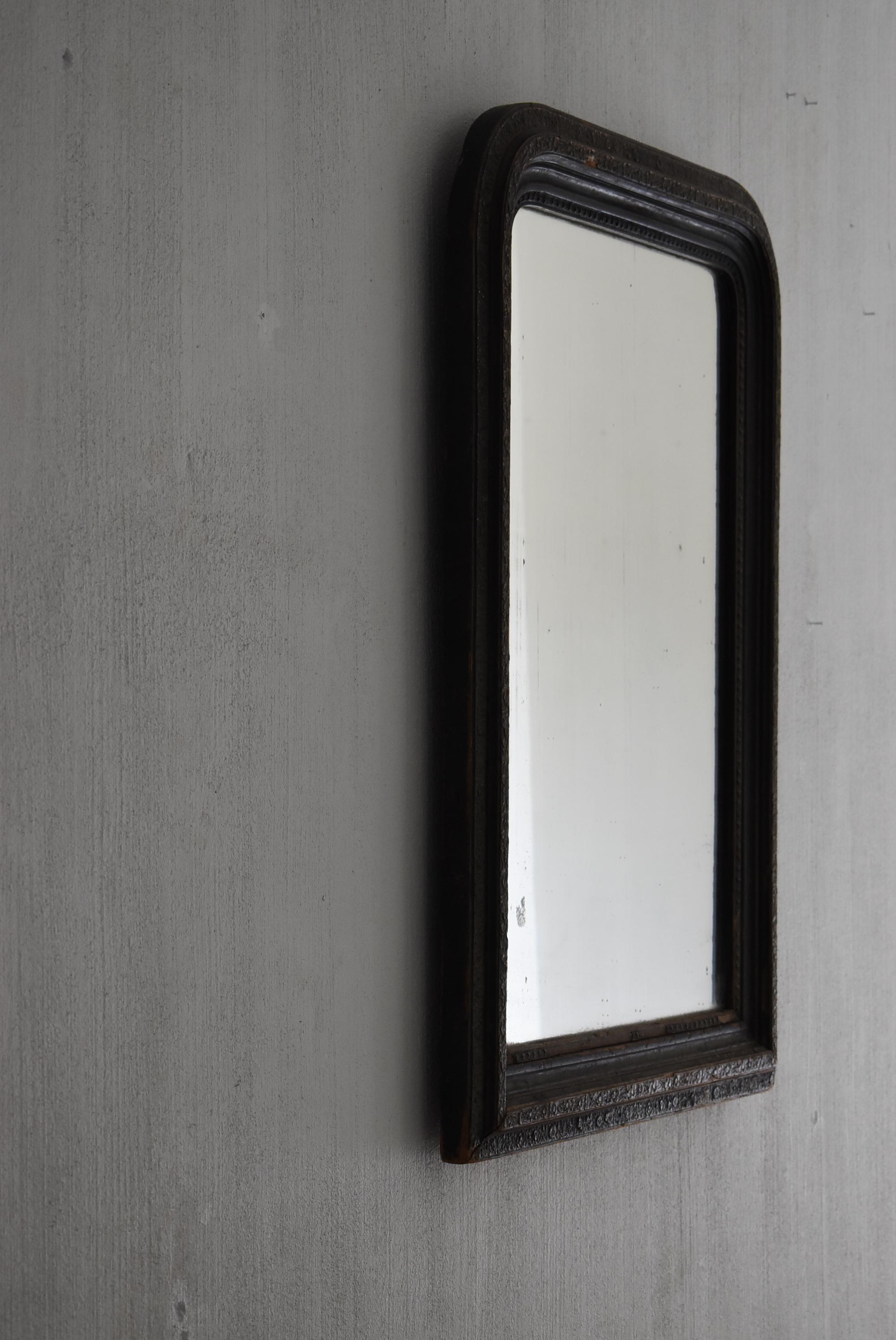Japanese Antique Wall Mirror 1860s-1920s / Wabi Sabi 13