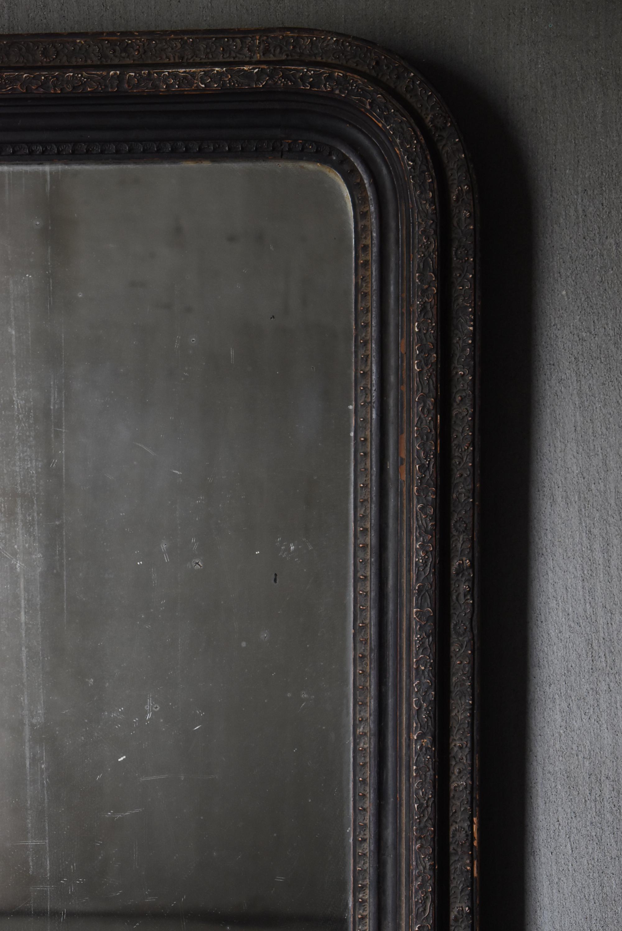 20th Century Japanese Antique Wall Mirror 1860s-1920s / Wabi Sabi
