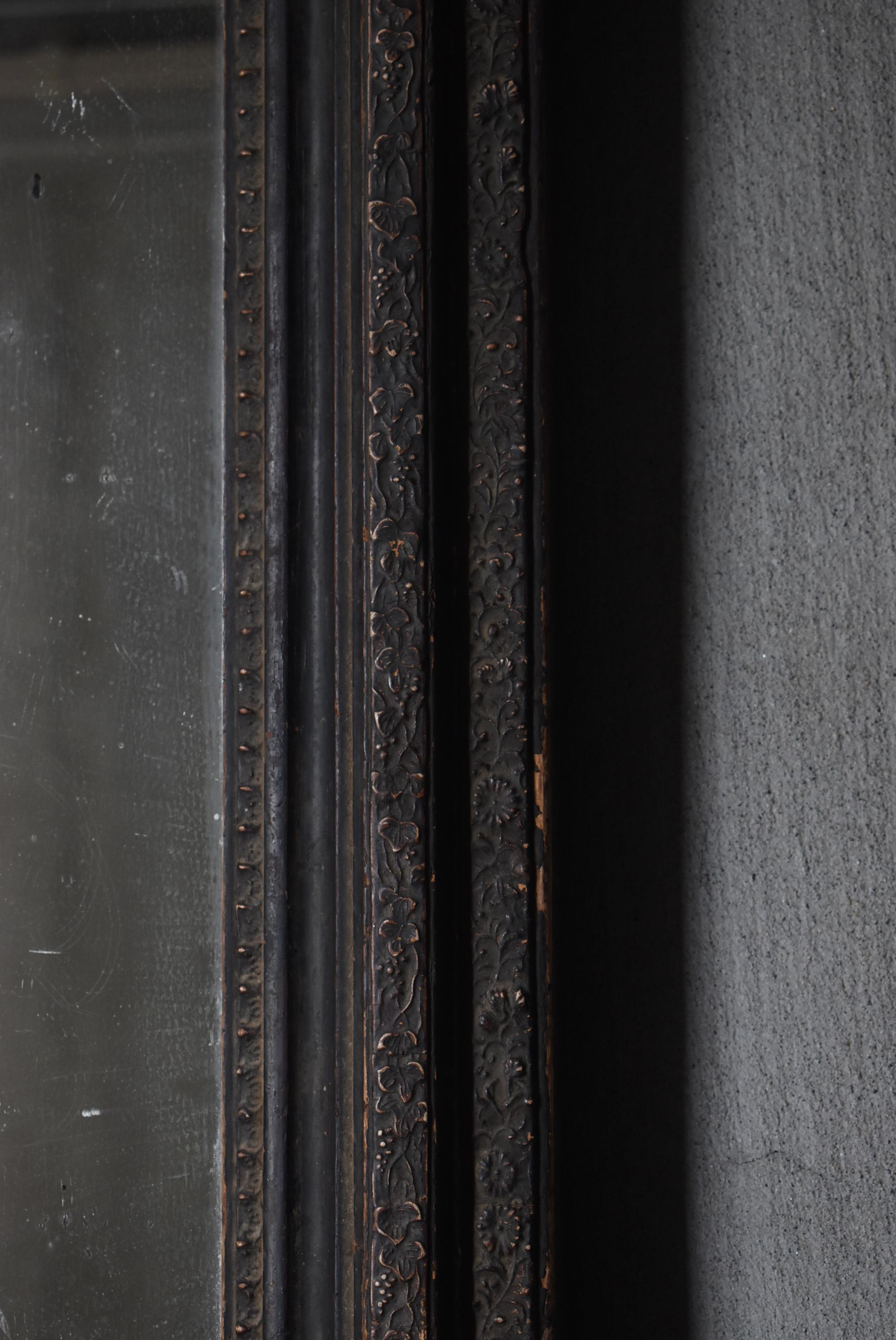 Japanese Antique Wall Mirror 1860s-1920s / Wabi Sabi 1