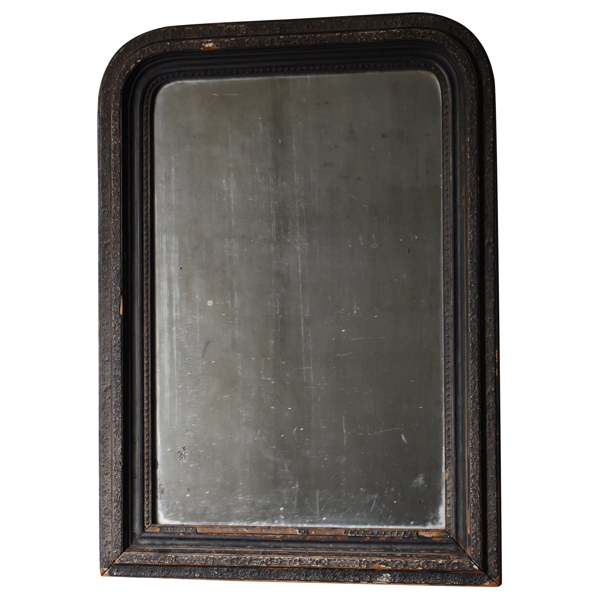 Japanese Antique Wall Mirror 1860s-1920s / Wabi Sabi
