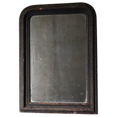 Miroir mural japonais ancien des années 1860 à 1920 / Wabi Sabi