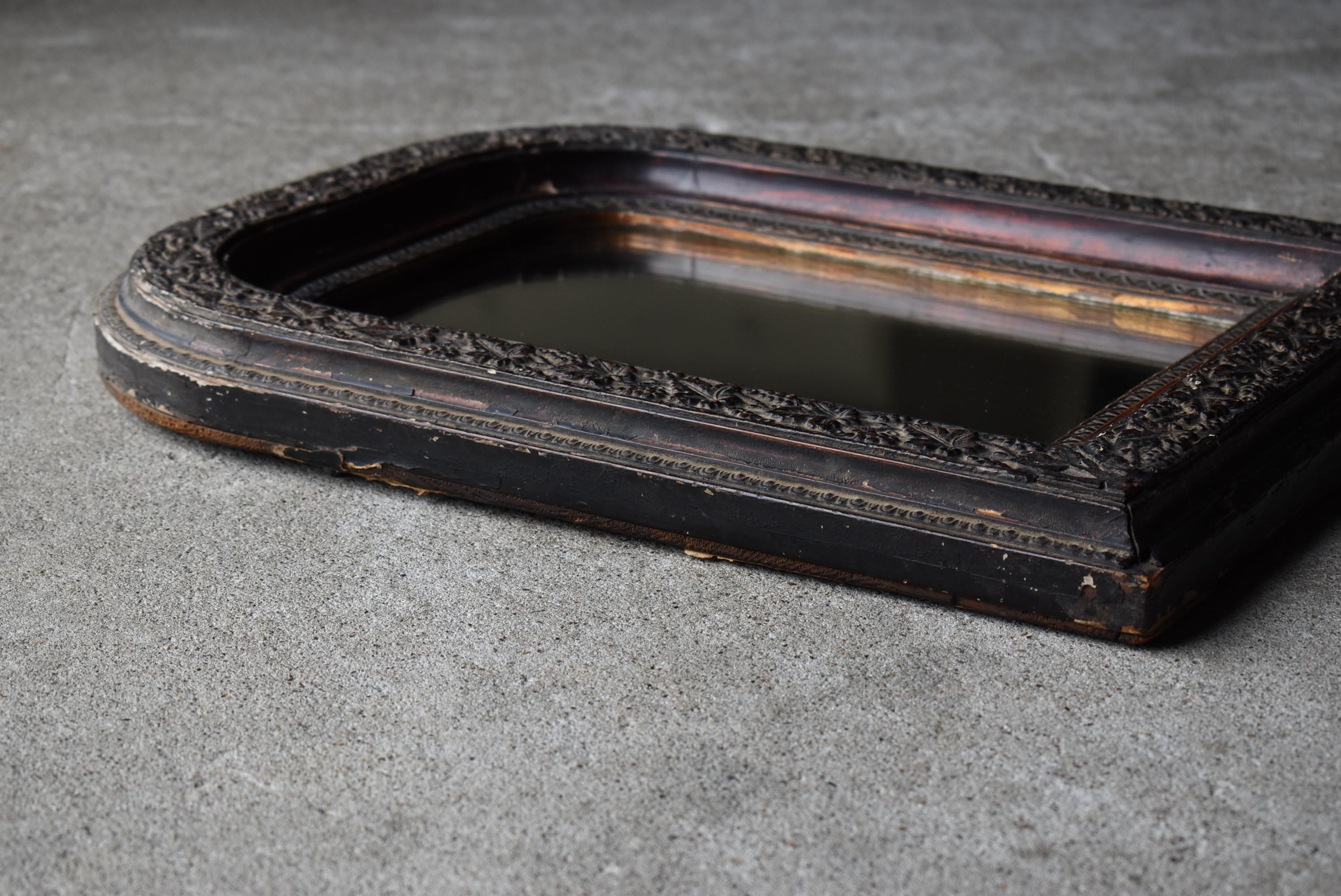 Japanese Antique Wall Mirror 1860s-1920s / Wabisabi 7