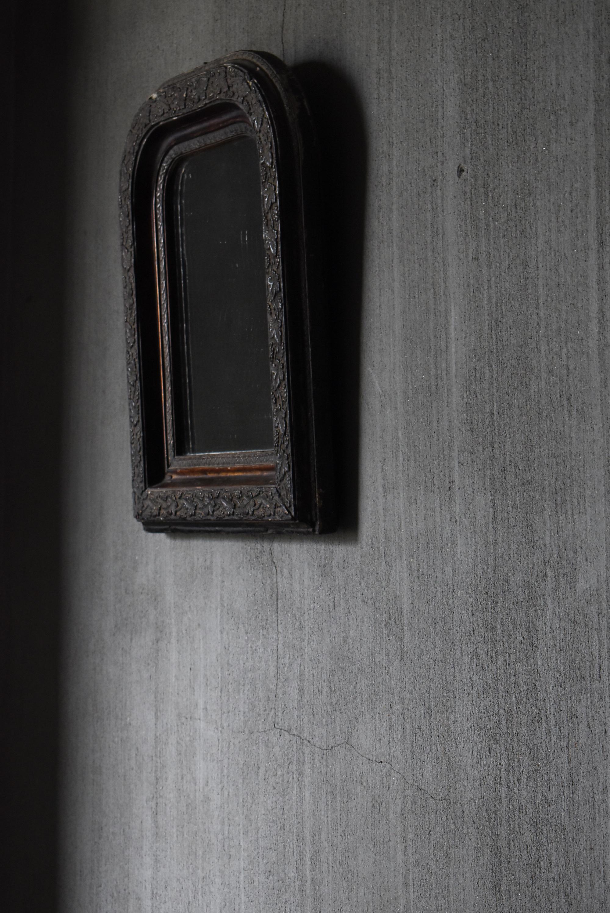 Japanese Antique Wall Mirror 1860s-1920s / Wabisabi 12